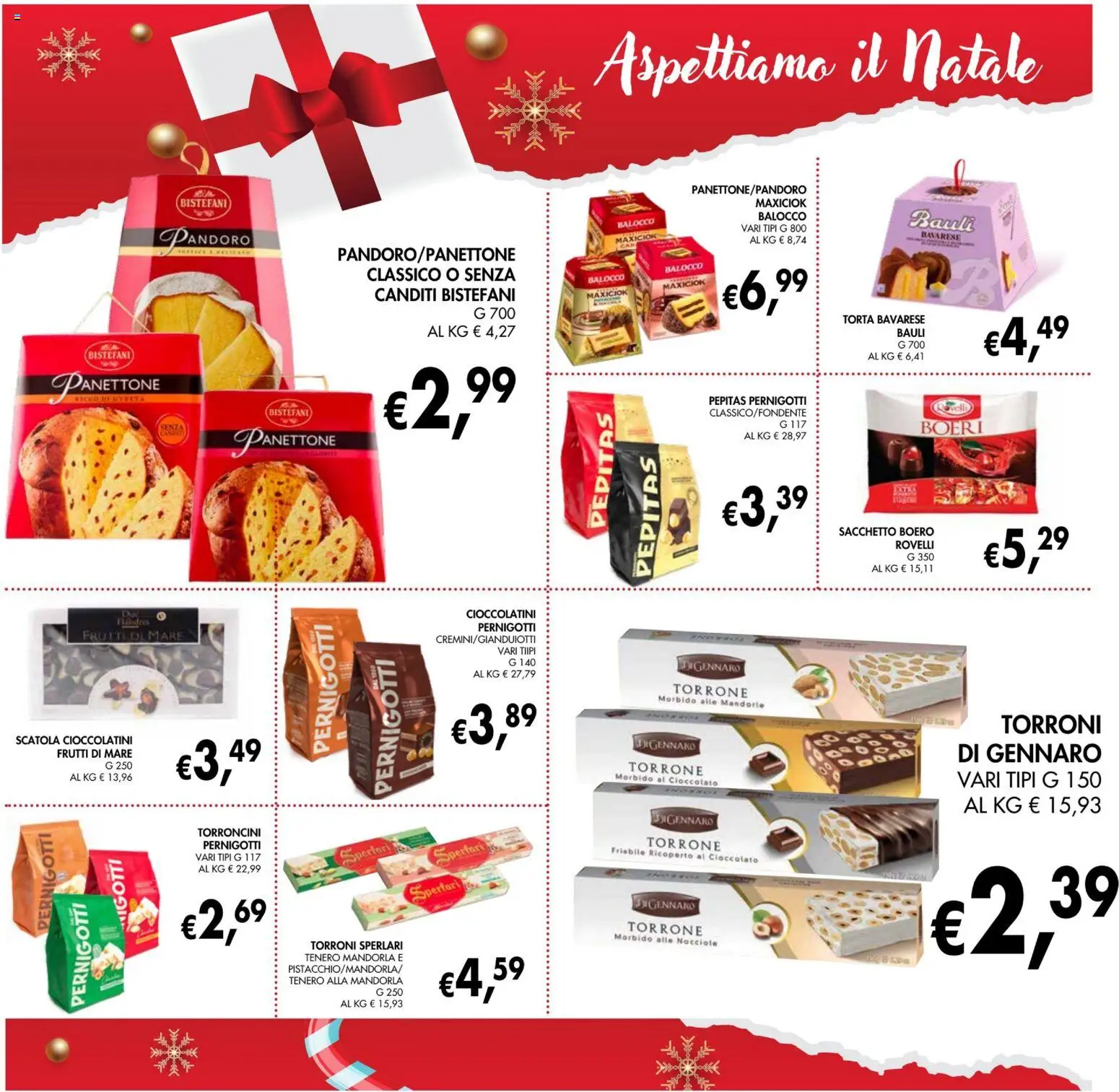 Volantino Coal del 28.11.2025 | Pagina: 20 | Prodotti: Frutti di mare, Mandorle, Pandoro, Scatola