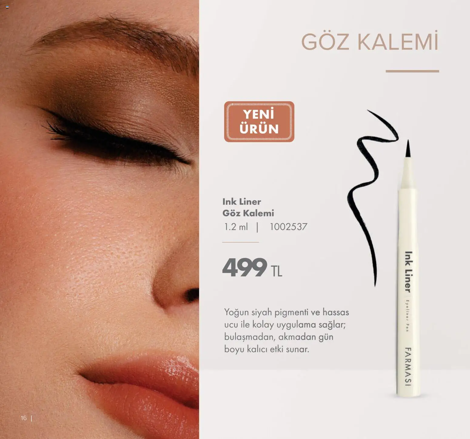 Farmasi Katalog - 01.01.2026 tarihinden itibaren geçerlidir | Sayfa: 16 | Ürünler: Göz kalemi