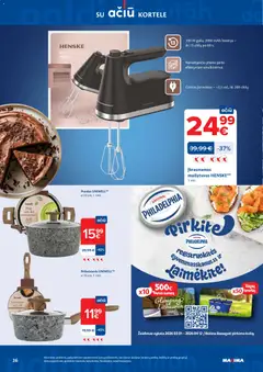 MAXIMA leidinys galioja nuo 17.03.2026 | Puslapis: 26 | Prekių: Maišytuvas, Puodas, Žaidimas, Baterija