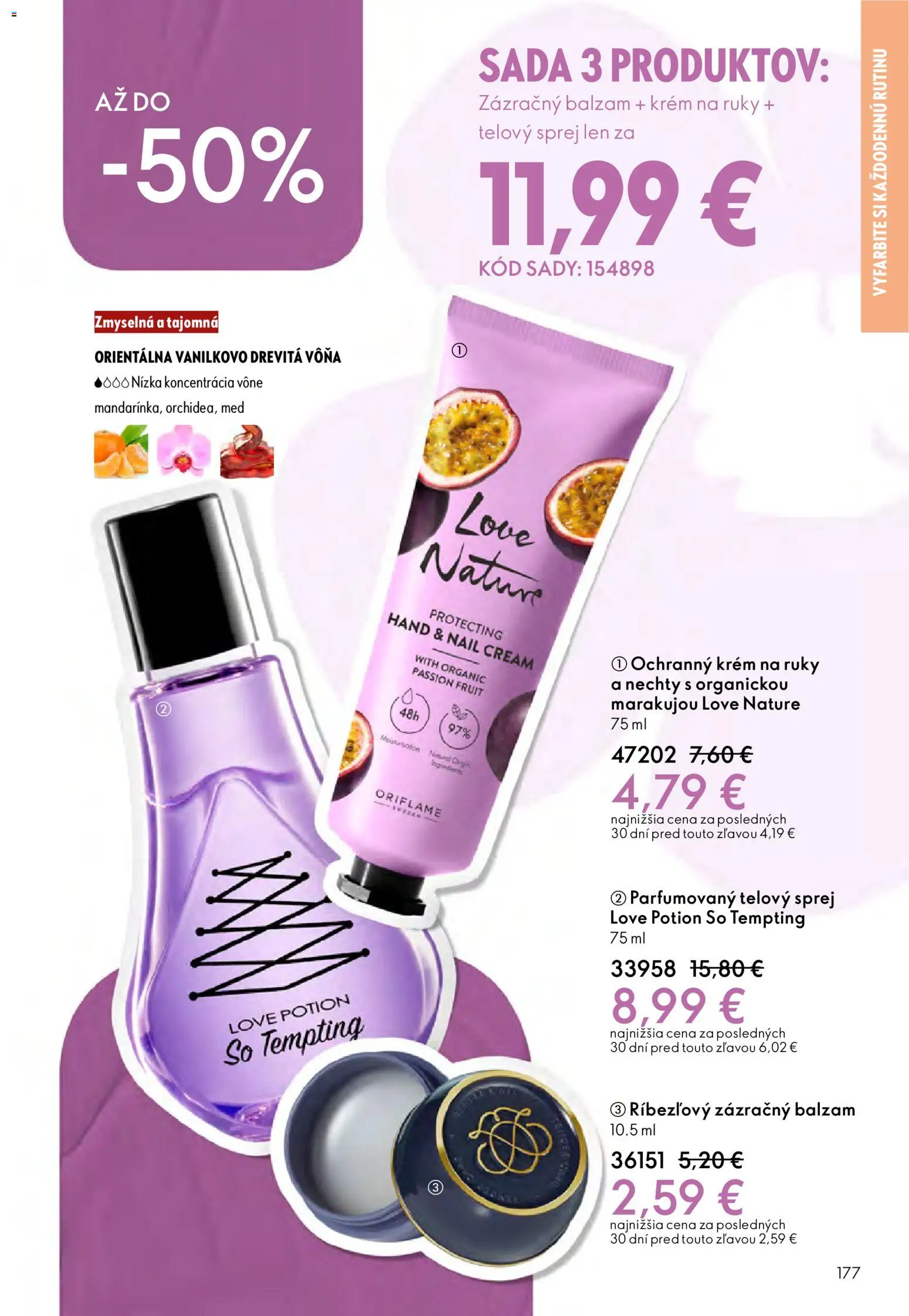 Nové Oriflame akcie – leták je platný od 11.02.2026 | Strana: 177 | Produkty: Krém na ruky, Krém, Med