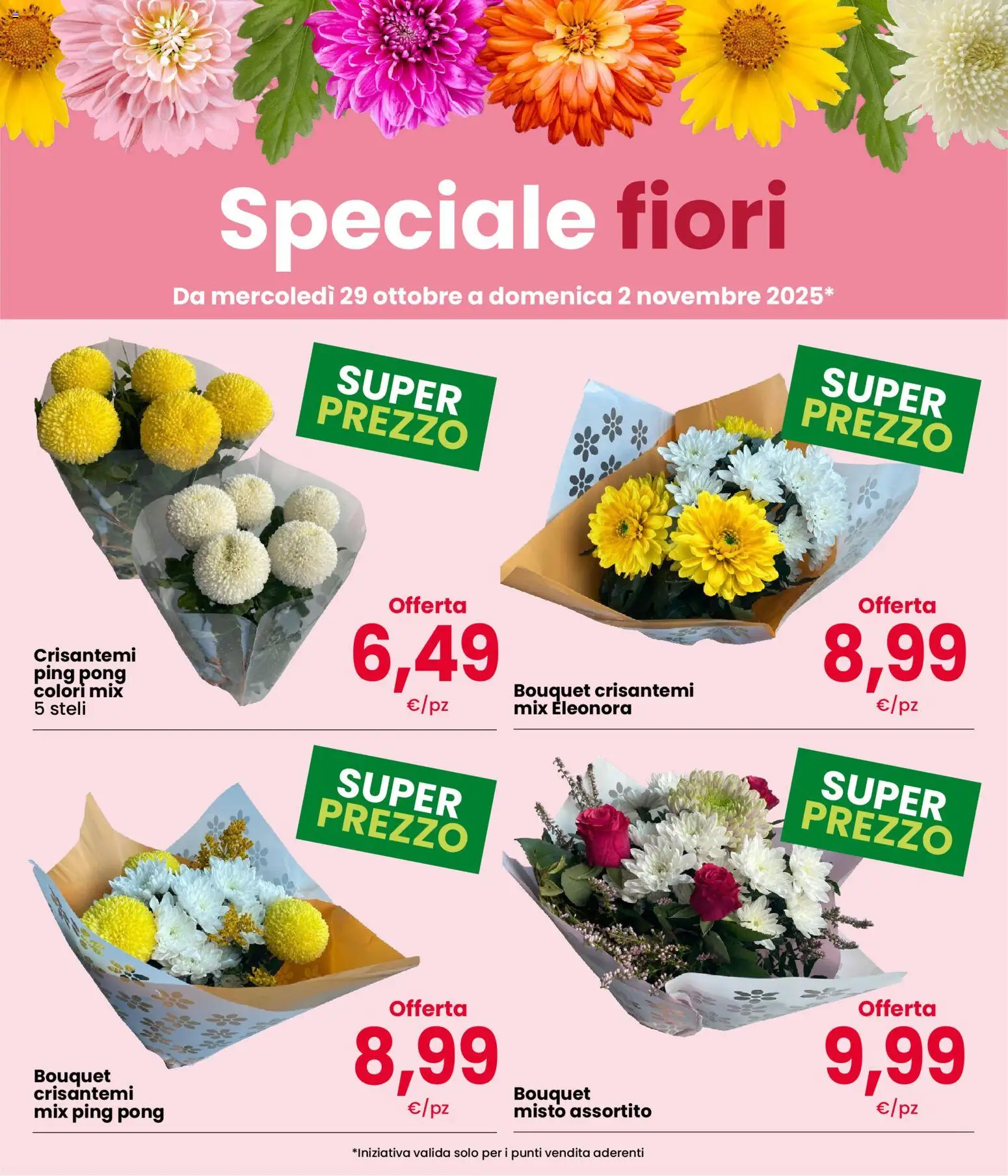 Volantino Interspar del 29.10.2025 | Pagina: 5 | Prodotti: Crisantemi
