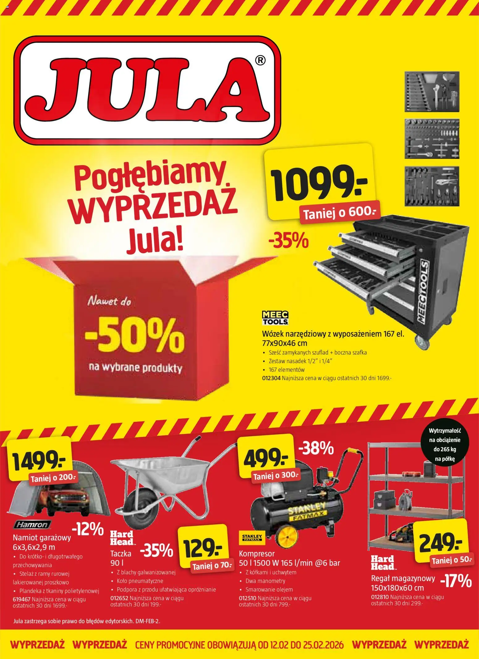 Jula - Gazetka od 12.02.2026 | Strona: 1