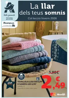 Vista previa Alcampo - HG Cat válido desde el 09.01.2026