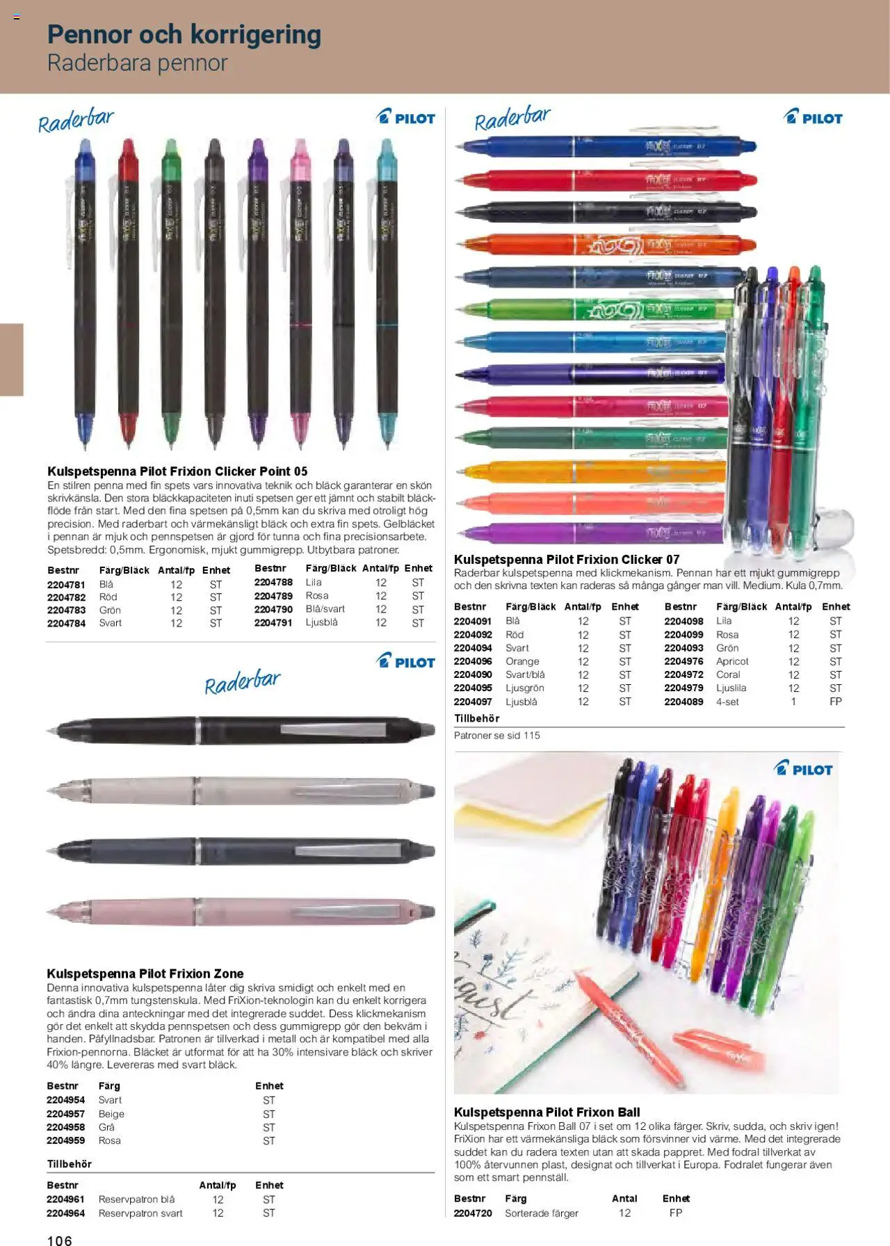 Office Depot reklamblad aktuell från 01.02.2025 | Sida: 108 | Produkter: Set, Penna
