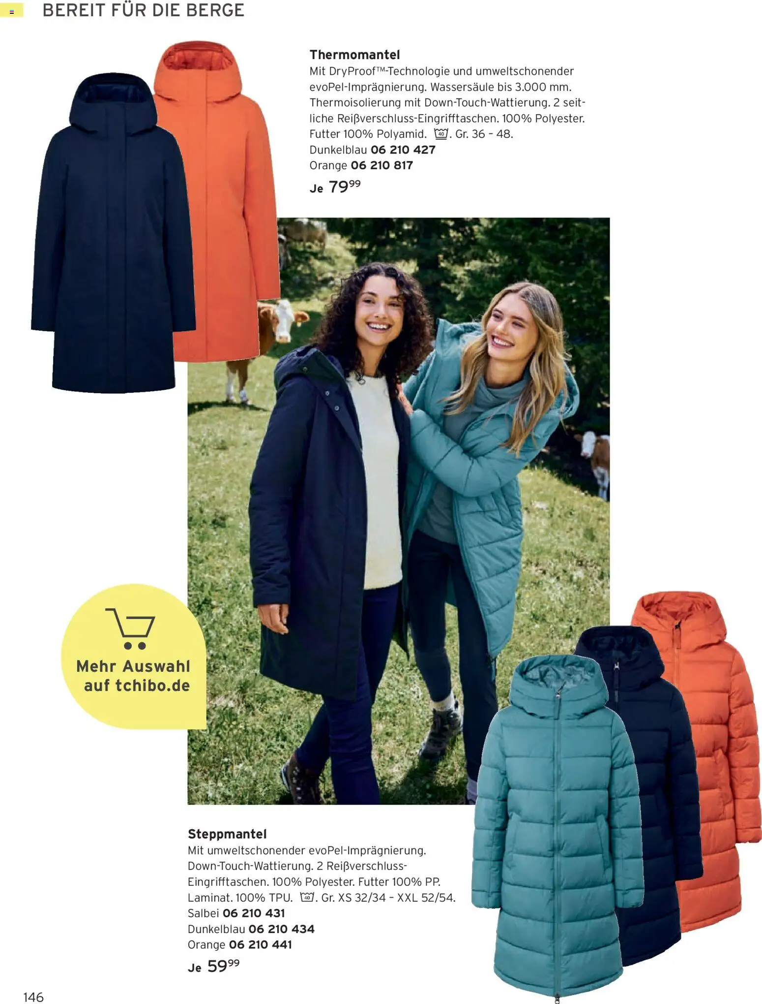 Tchibo Katalog Advent 2025 – gültig ab 14.11.2025 | Seite: 146 | Produkte: Steppmantel