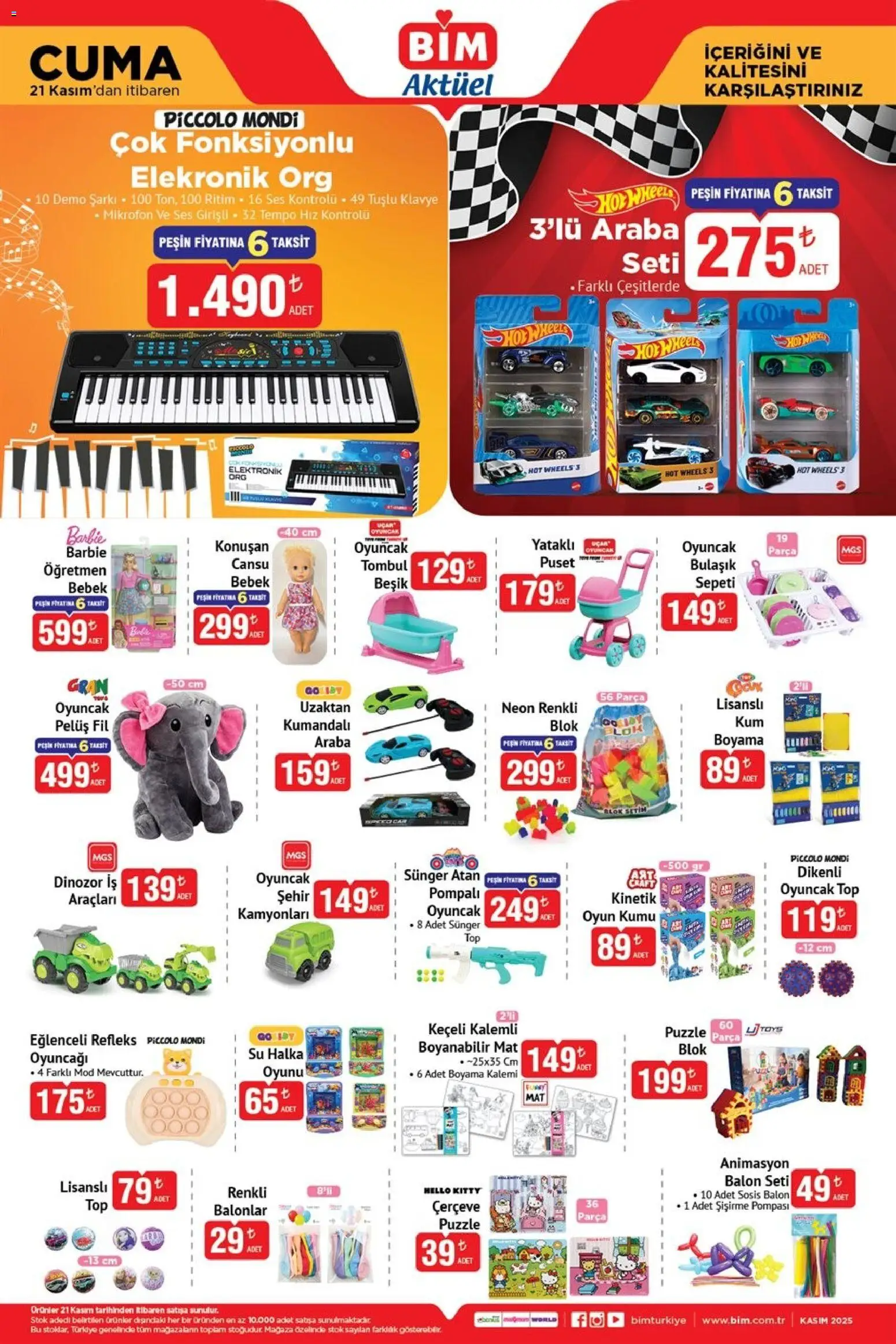 BİM Katalog Cuma - 21.11.2025 tarihinden itibaren geçerlidir | Sayfa: 3 | Ürünler: Su, Sosis, Ses, Mikrofon