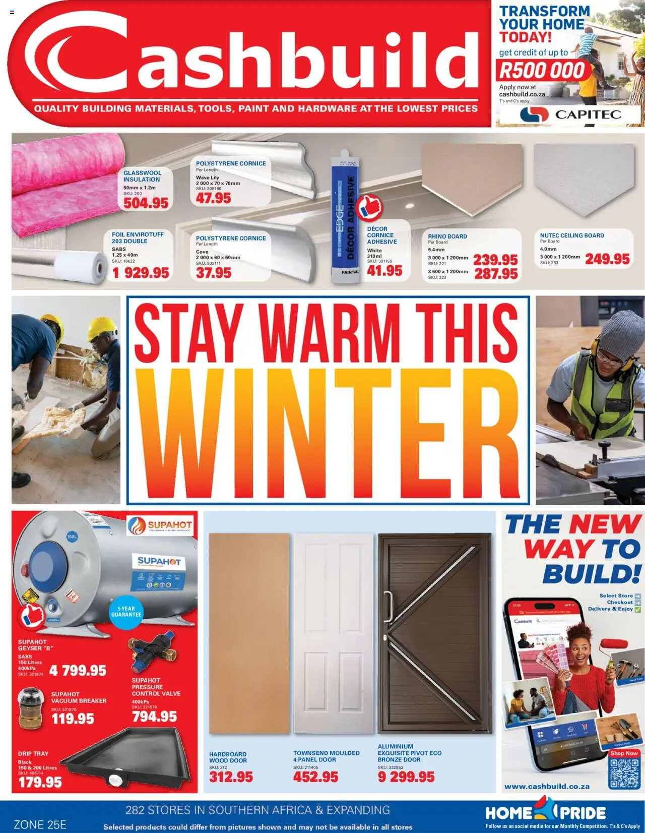 Cashbuild Western Cape - Catalogue	 │ valid from 21.07.2025 | Page: 1 | Products: Paint, Geyser, Drip tray, Valve