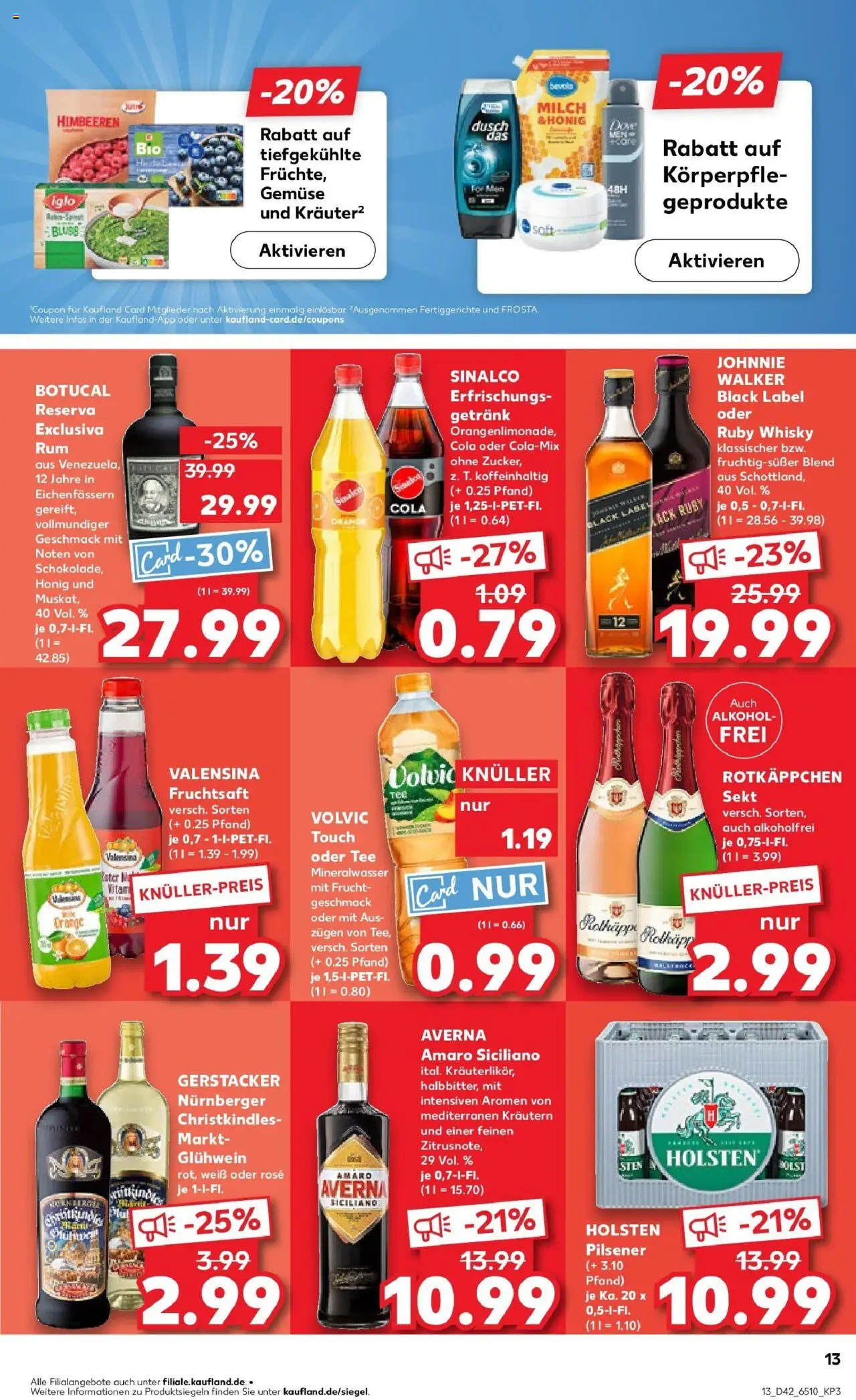 Kaufland prospekt Wetter (Ruhr)	 – gültig ab 15.10.2025 | Seite: 13 | Produkte: Rotkappchen sekt, Sekt, Volvic touch, Volvic
