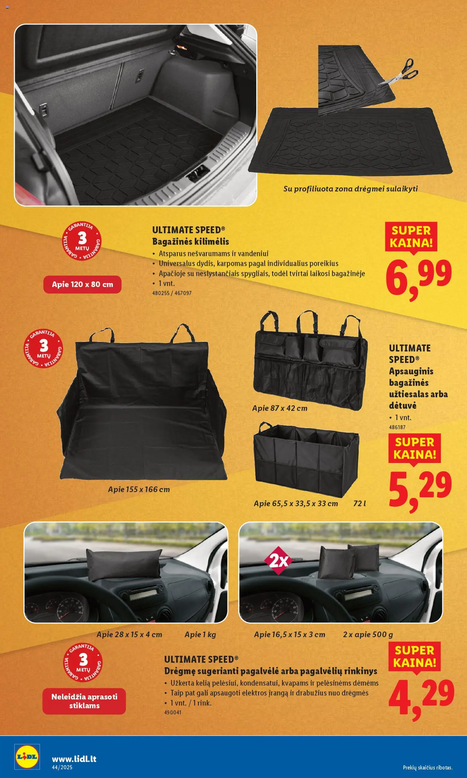 LIDL akcijos nuo 27.10.2025 | Puslapis: 8 | Prekių: Pagalvėlė, Kilimėlis, Užtiesalas