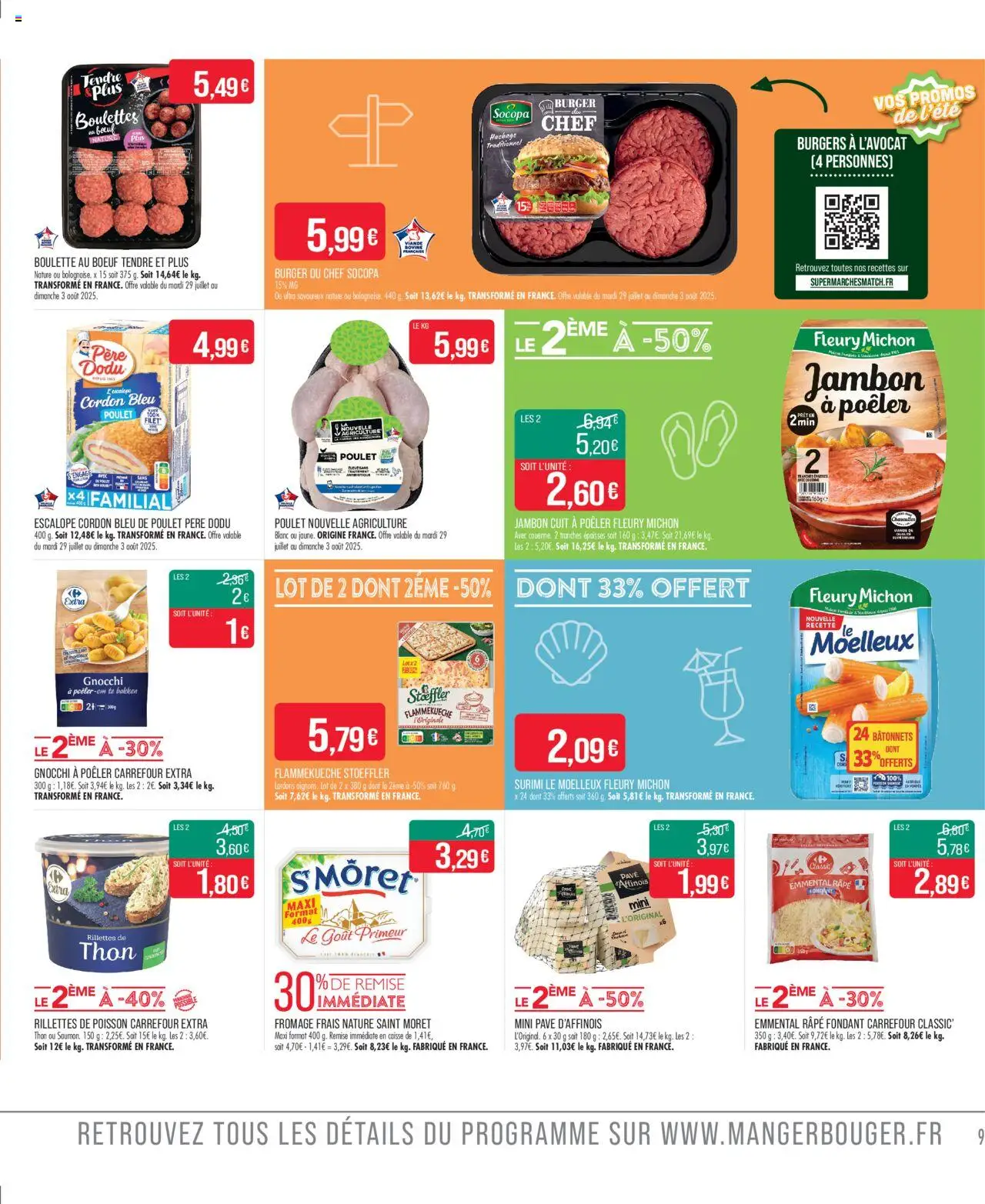  | Page: 9 | Produits: Lardons, Fromage, Jambon, Poisson