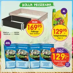 EKO erbjudanden - Förhandsvisning av reklamblad från butik EKO aktuell från 20.04.2026 | Sida: 3 | Produkter: Pallkrage, Planteringsjord