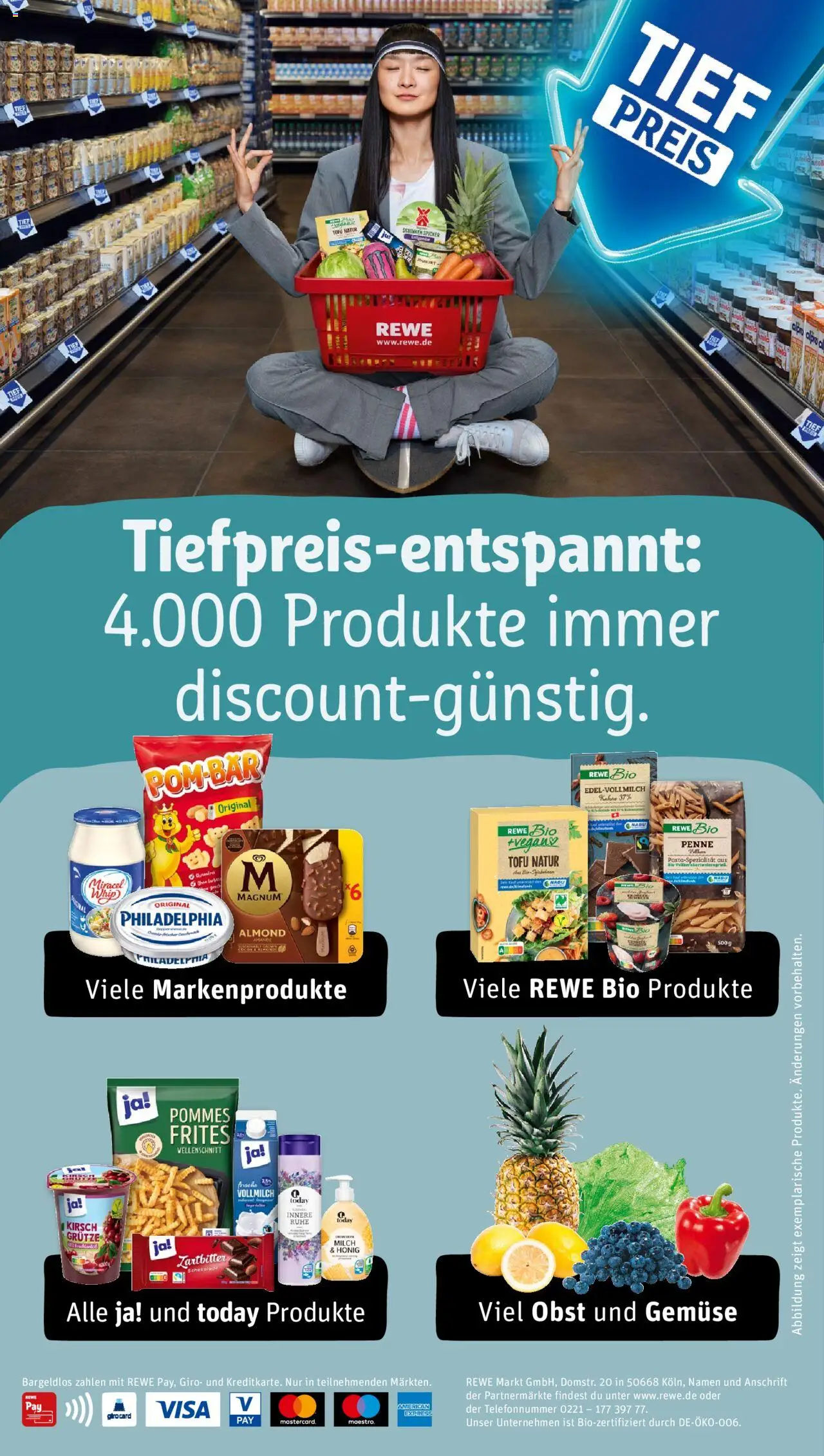Rewe Prospekt 	 - gültig ab dem 07.07.2025 | Seite: 20 | Produkte: Milch, Miracel whip, Creme, Pasta