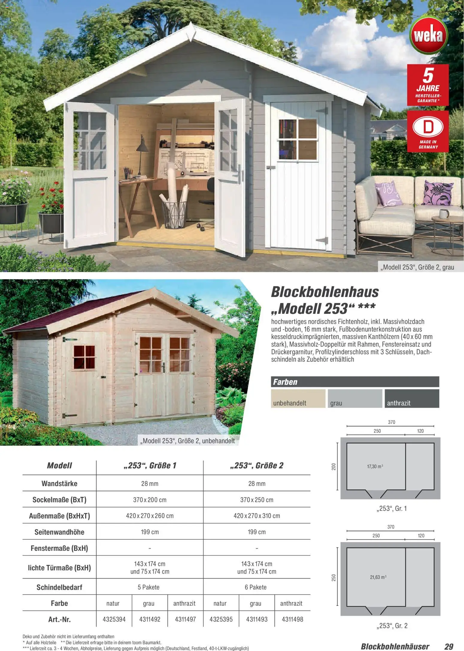 Toom Baumarkt Gartenhäuser & Carports 2026 – gültig ab 20.02.2026 | Seite: 29