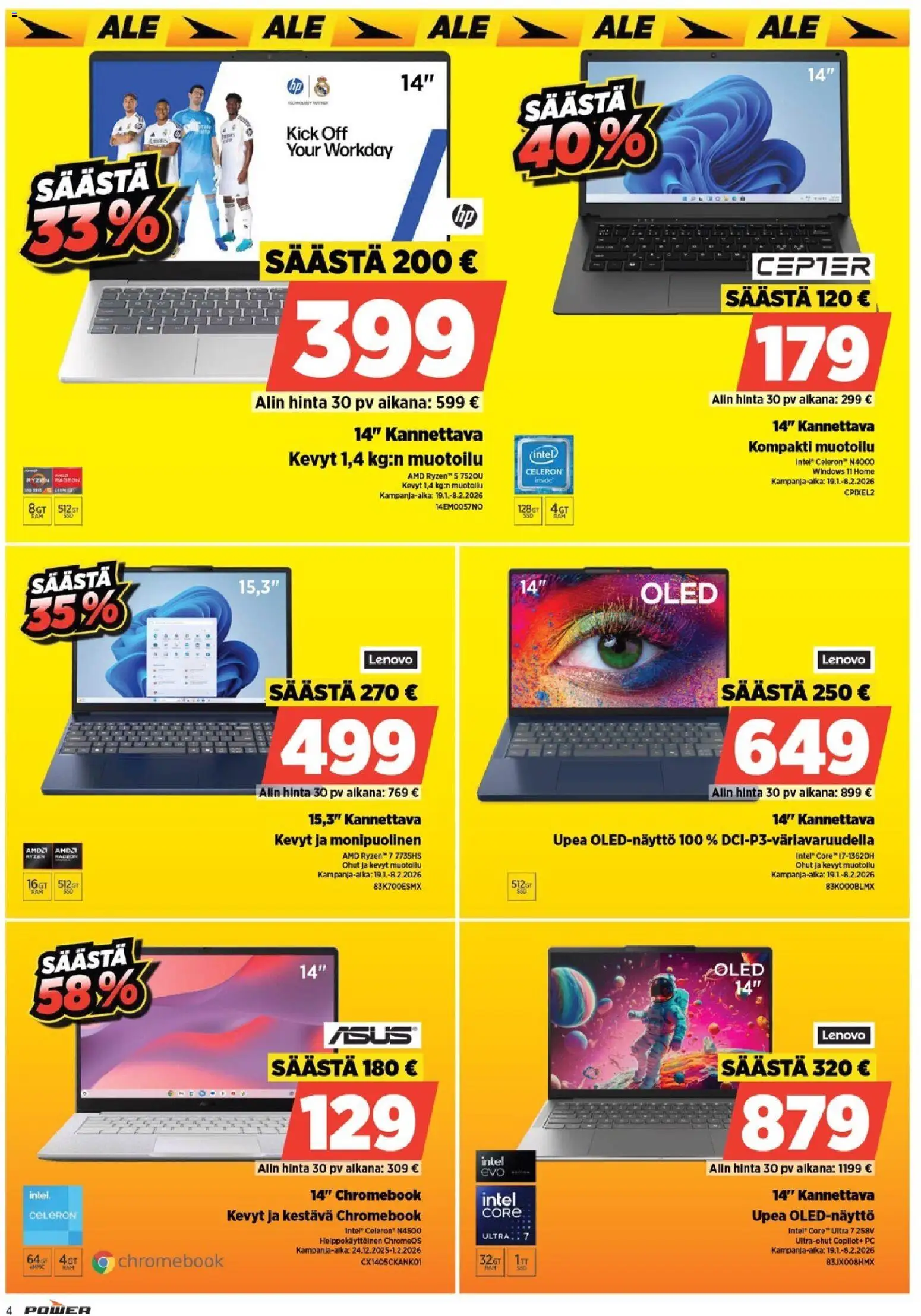 Power tarjoukset – voimassa 26.01.2026 alkaen | Sivu: 6 | Tuotteet: PC