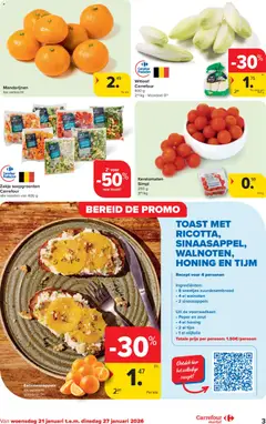 Carrefour market folder week 4 - Voorbeeld van een folder van Carrefour market, geldig van 21.01.2026 | Pagina: 3 | Producten: Olijfolie, Sinaasappels, Mandarijnen, Peper