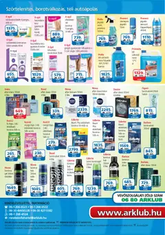 ÁRKLUB Akciós újság - amely érvényes a következő dátumtól: 01.02.2026 | Oldal: 32 | Termékek: Bikini, Szőrtelenítő, Borotvahab, Szőrtelenítő krém