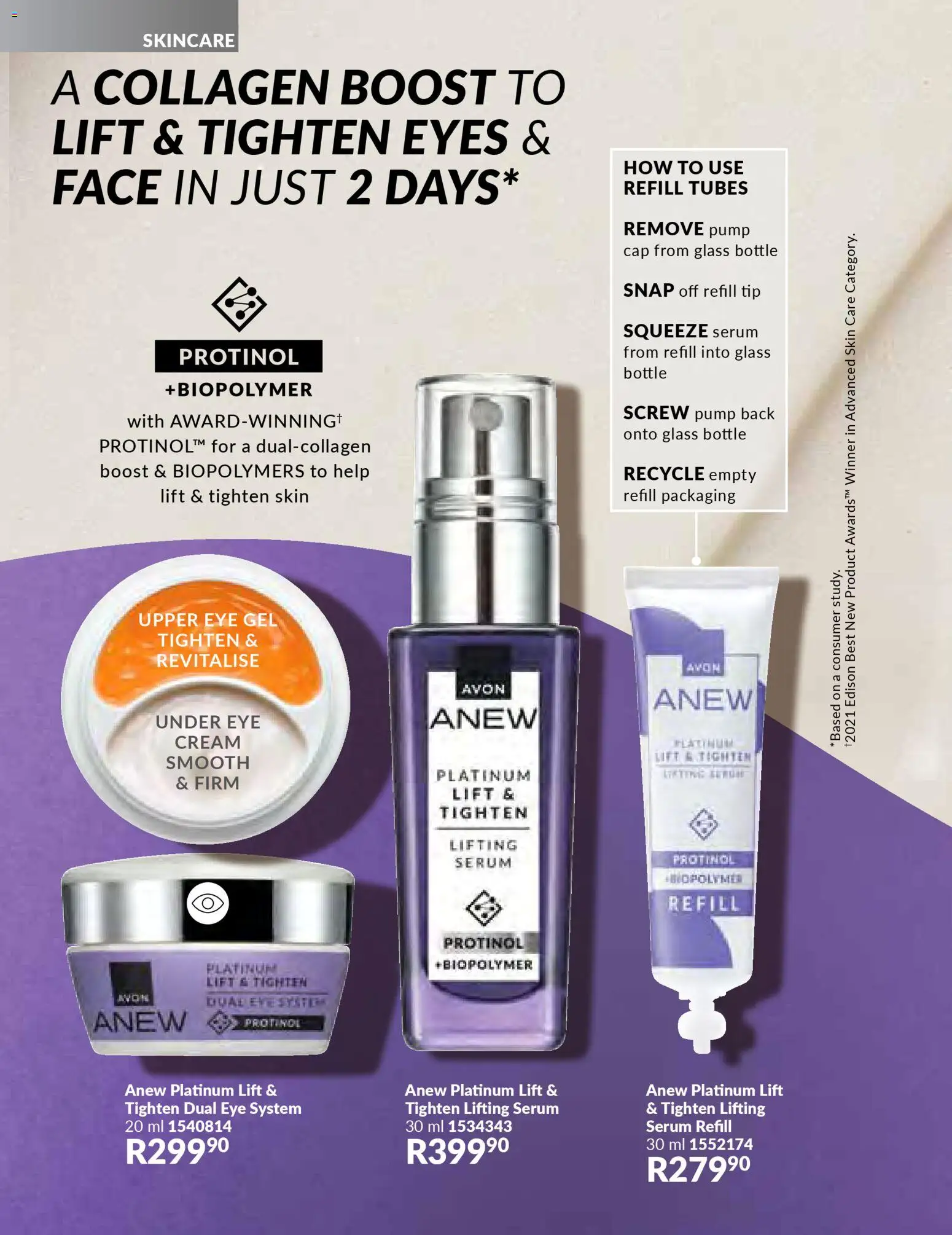 New Avon catalogue – valid from 01.12.2025 | Page: 120 | Products: Serum, Cap, Cream