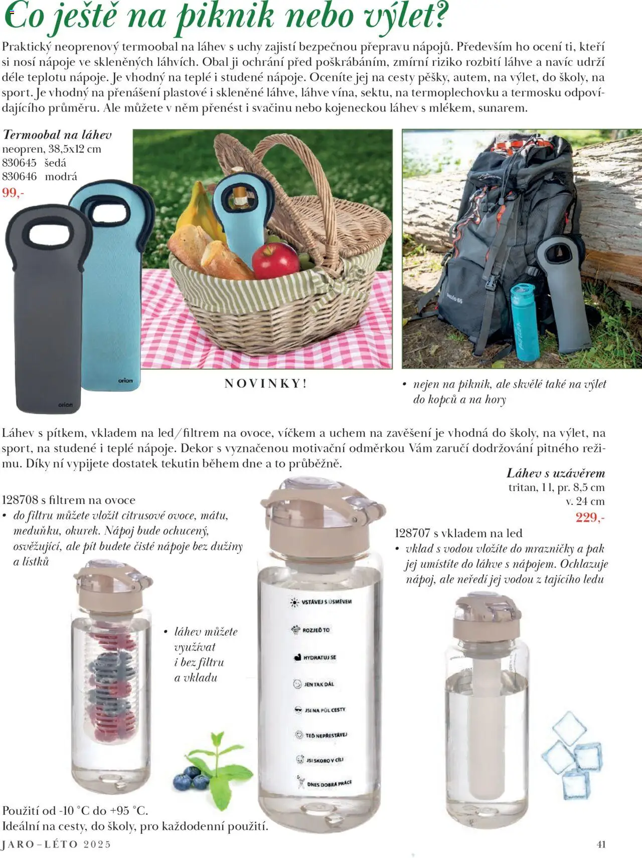 Orion katalog - Magazín Jaro/Léto 2025 od 21.03.2025 | Strana: 41 | Produkty: Ovoce, Lahve, Láhev, LED