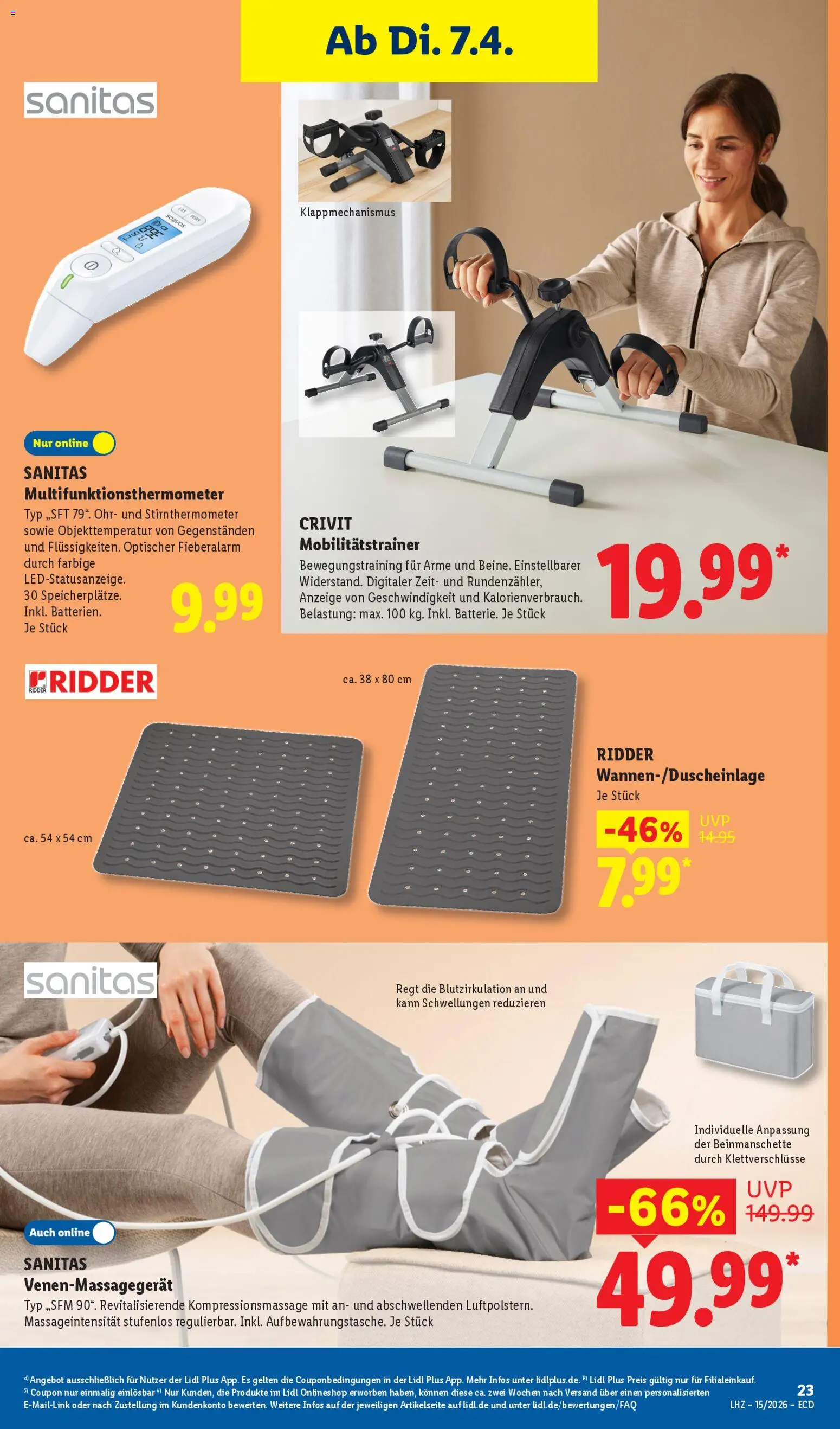 Lidl Německo leták - Exklusive Vorschau od 07.04.2026 | Strana: 23