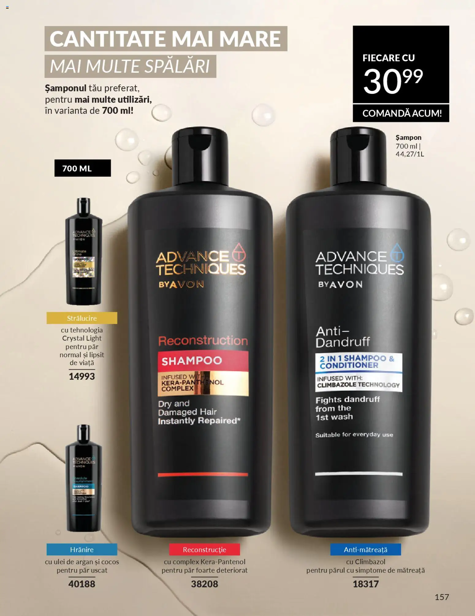 Noul catalog Avon – valabil de la 01.02.2026 | Pagină: 159 | Produse: Șampon, Balsam, Ulei