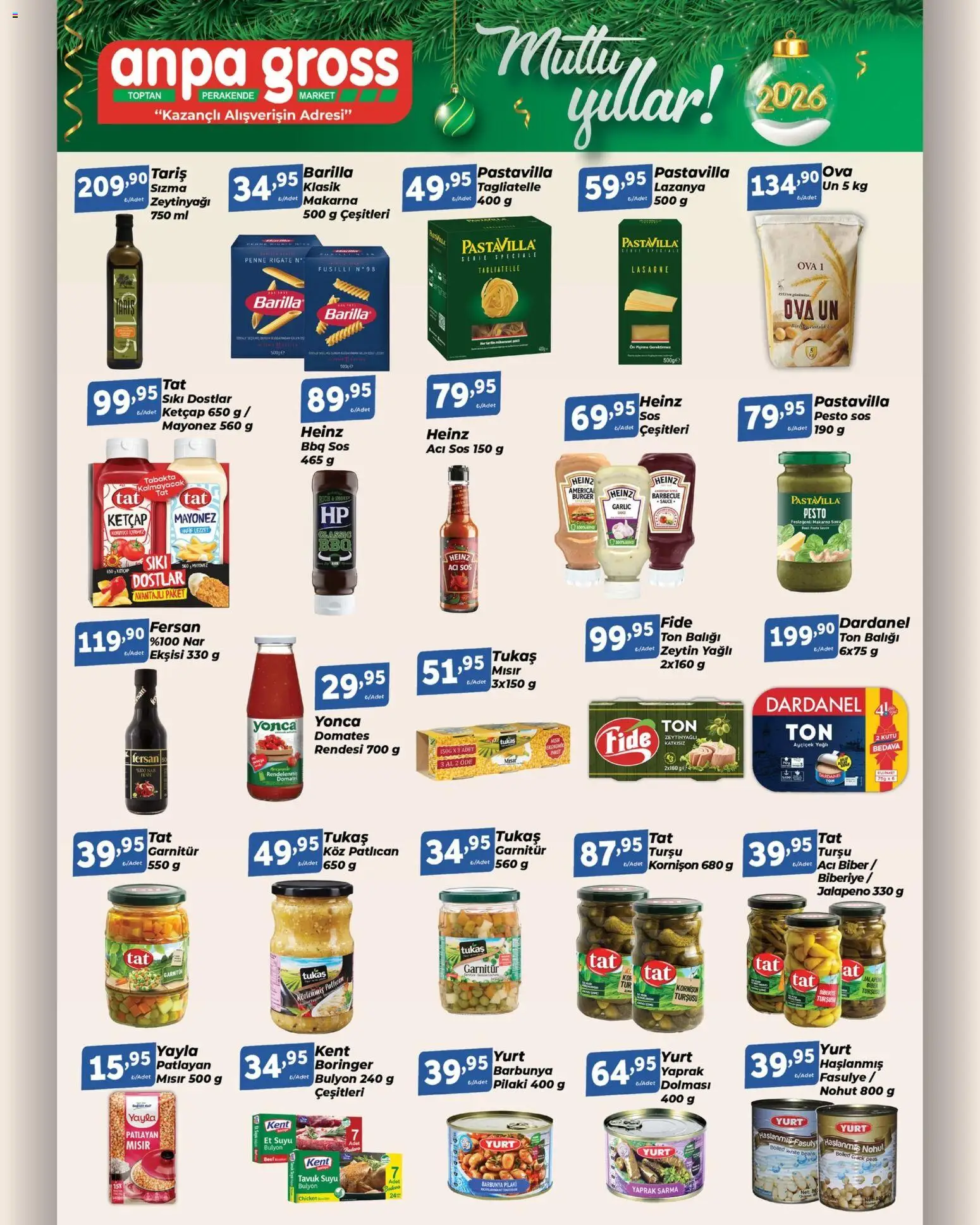 Anpa Gross Katalog - 20.12.2025 tarihinden itibaren geçerlidir | Sayfa: 10 | Ürünler: Makarna, Ketçap, Sos, Patlıcan