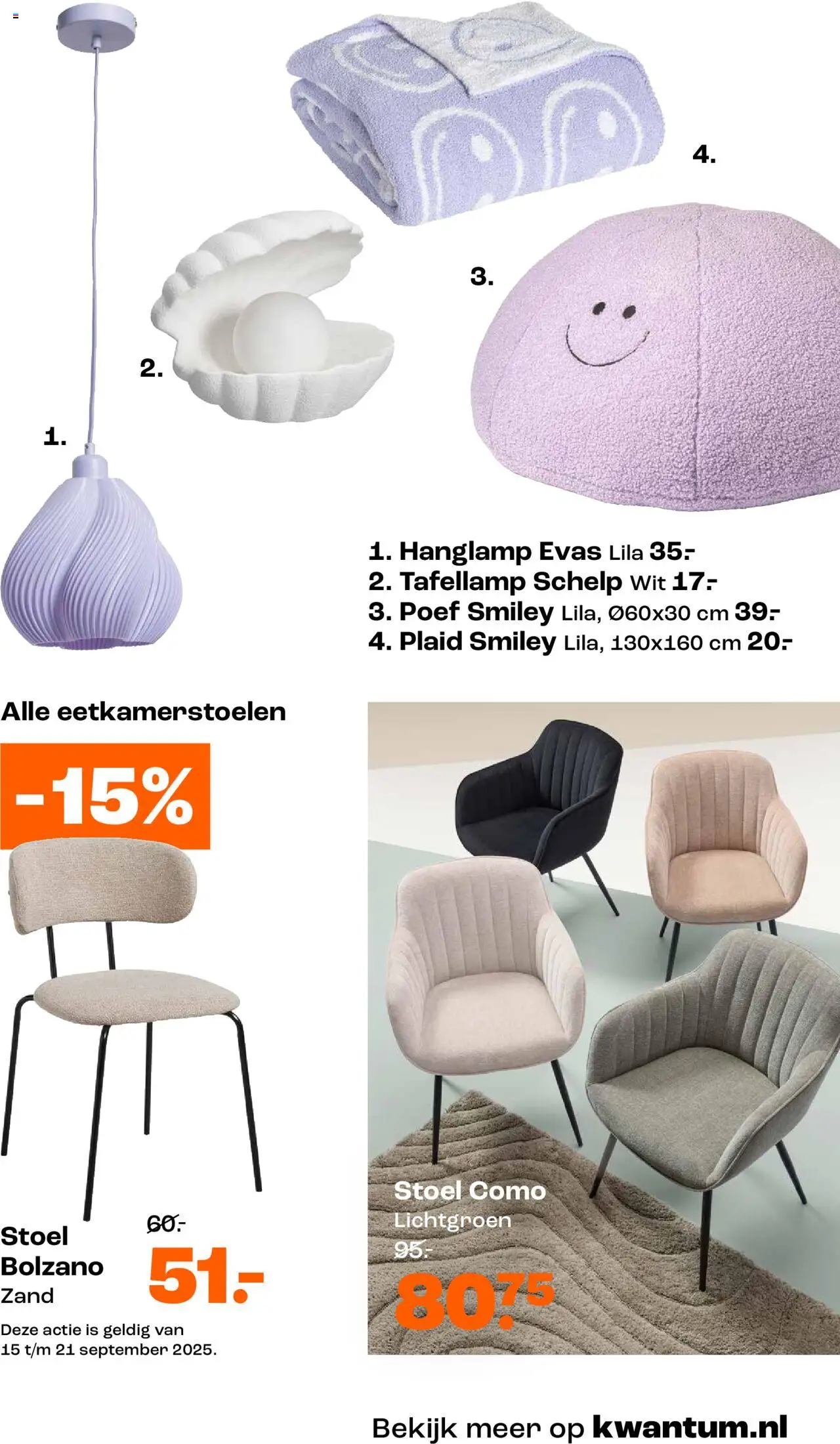  | Pagina: 21 | Producten: Stoel