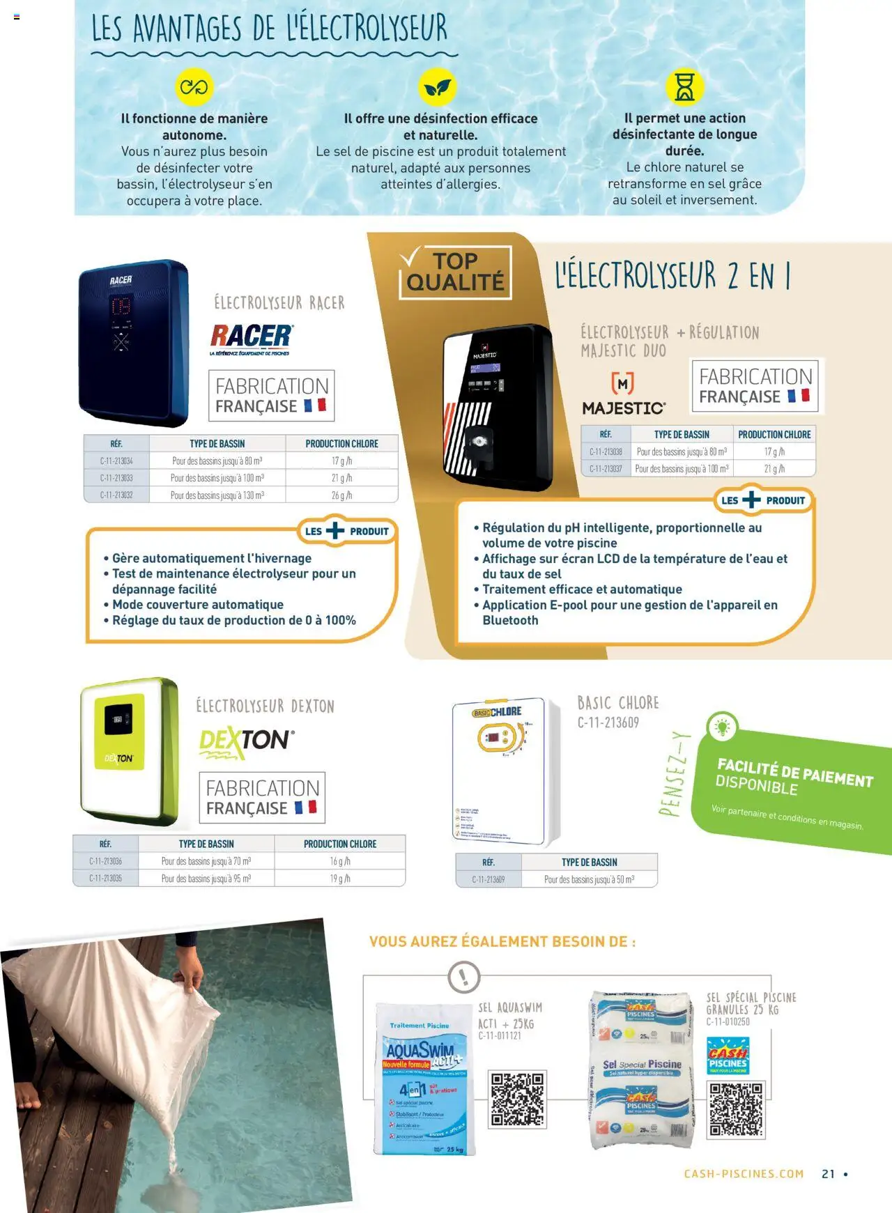 {H1} | Page: 21 | Produits: Sel, Couverture