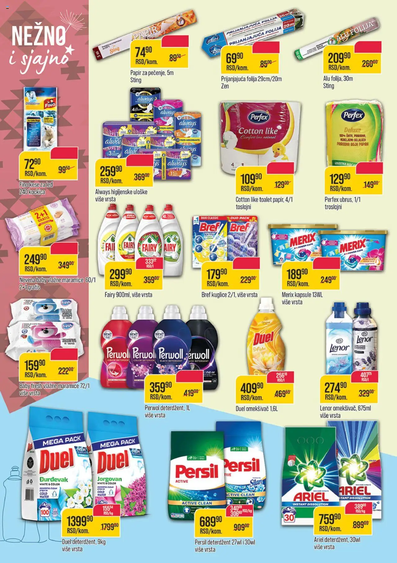Zlatan Trag katalog - važi od 13.08.2025 | Strana: 10 | Proizvode: Deterdžent, Kapsule, Vlažne maramice, Persil