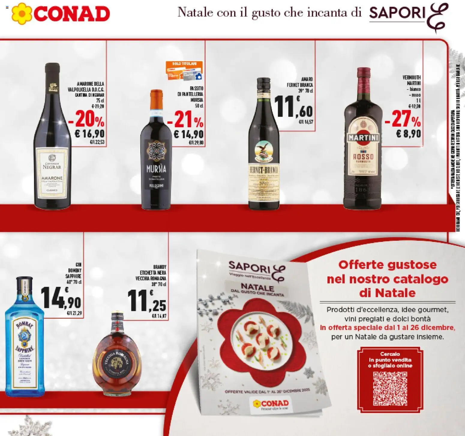 Volantino Conad del 15.12.2025 | Pagina: 29 | Prodotti: Gin, Brandy, Amaro