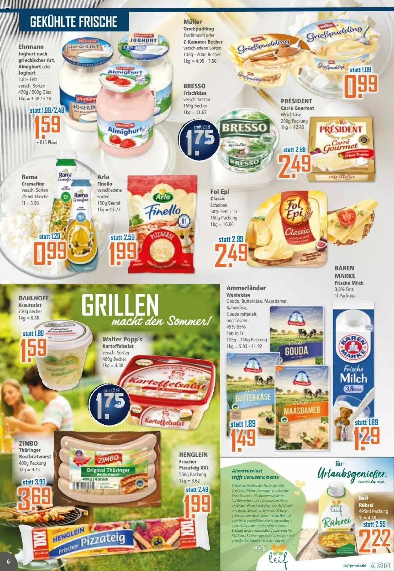 Klaas & Kock Prospekt - gültig ab dem 30.06.2025 | Seite: 6 | Produkte: Joghurt, Gouda, Creme, Frischkase