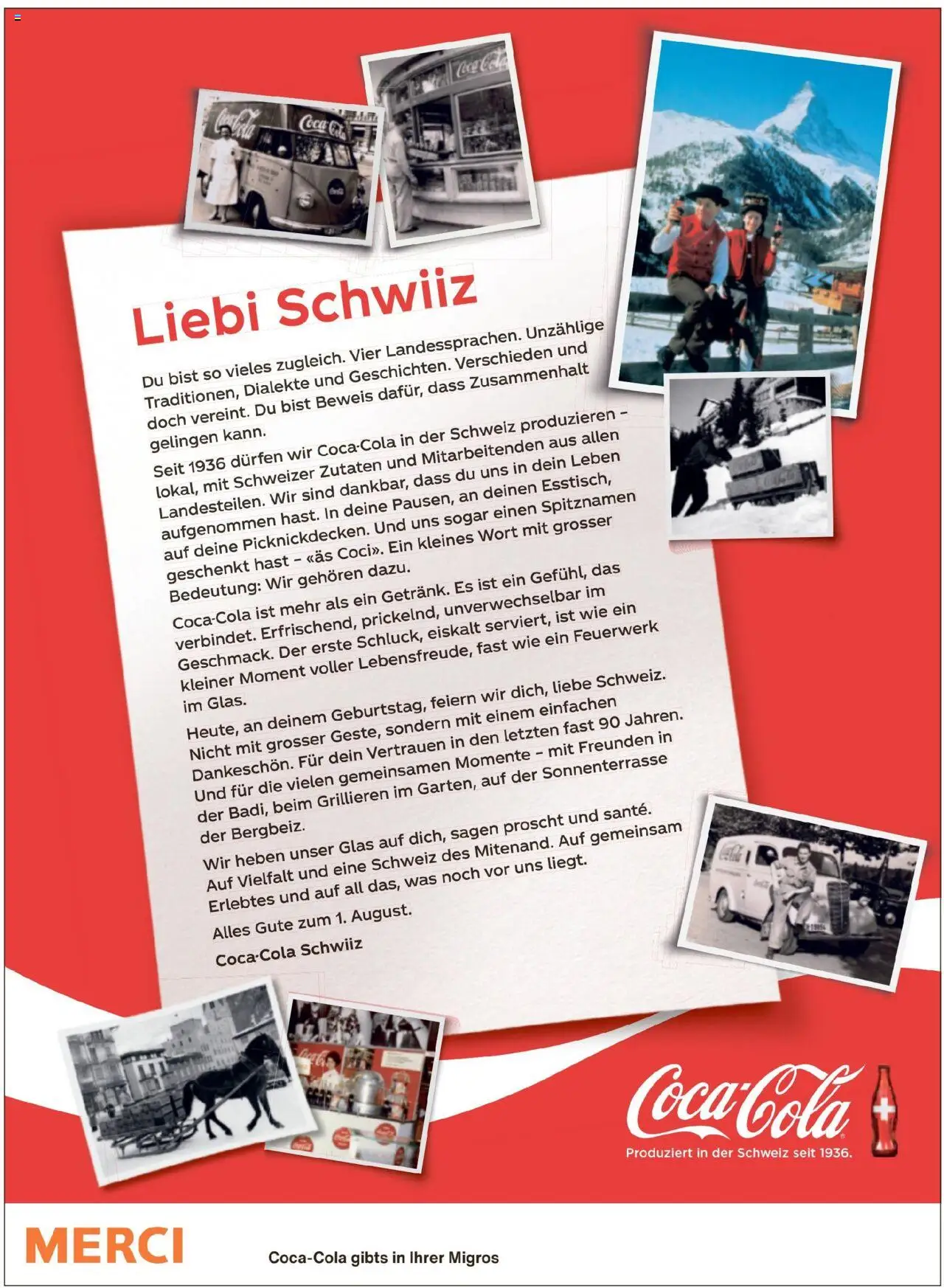 Migros - Magazin ab 28.07.2025 | Seite: 44 | Produkte: Coca Cola