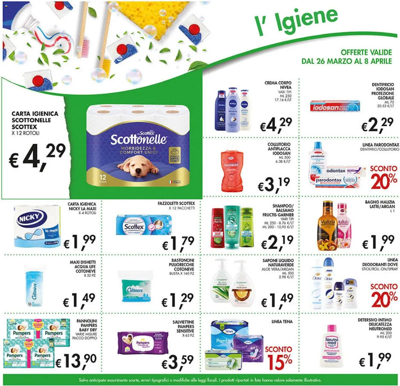 Volantino Coal del 26.03.2026 | Pagina: 23 | Prodotti: Crema, Dentifricio, Intimo, Bagno