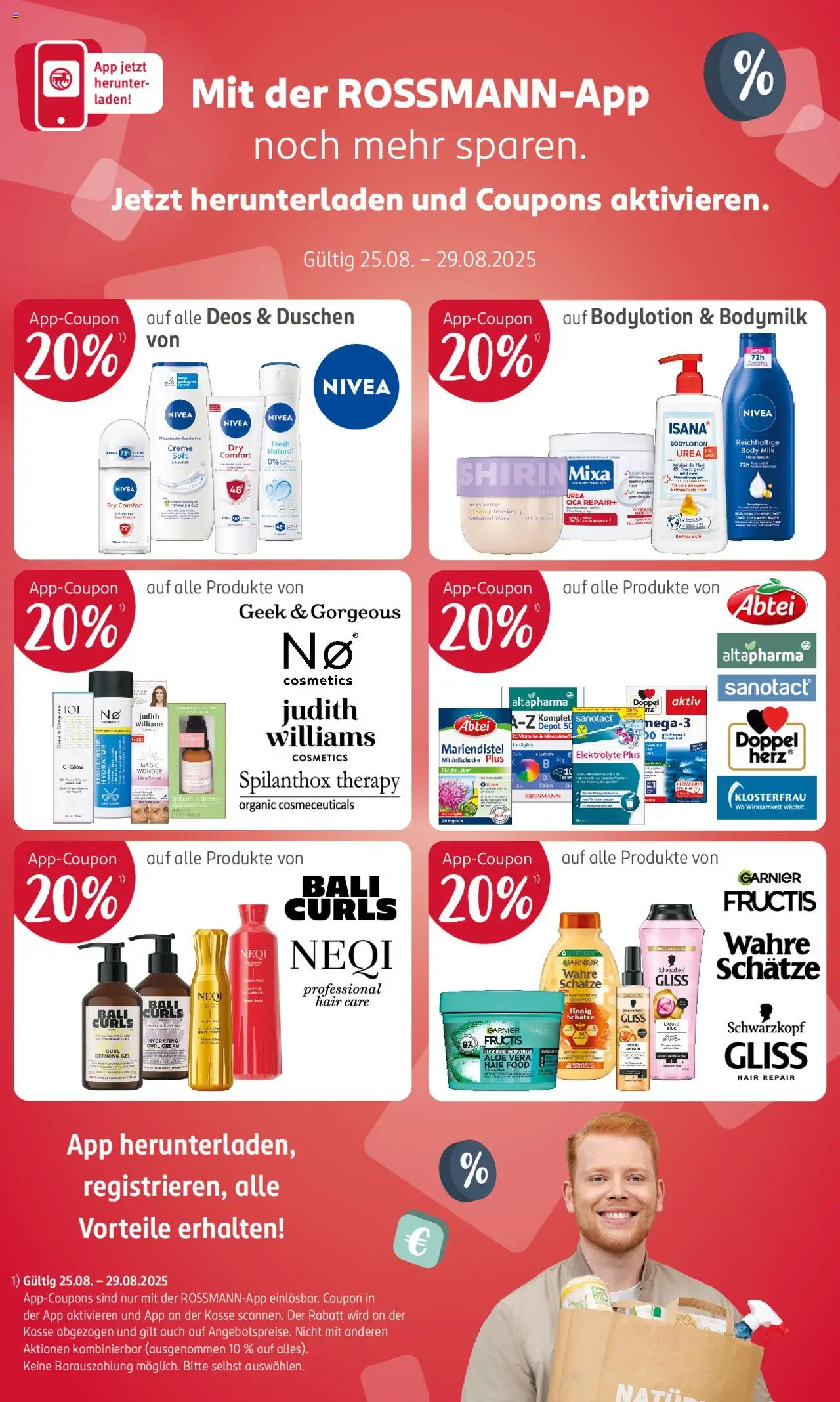 Rossmann Prospekt 	 - gültig ab dem 25.08.2025 | Seite: 14 | Produkte: Butter, Body Lotion, Body Milk, Serum