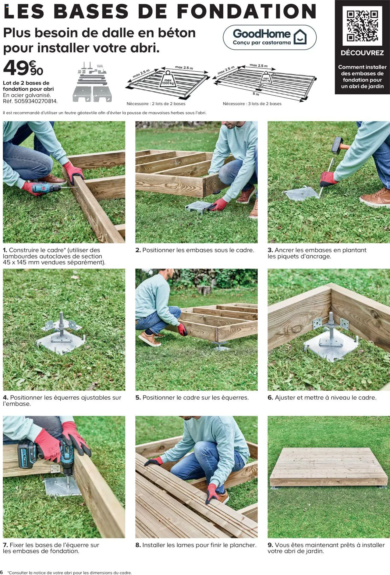  | Page: 6 | Produits: Géotextile, Abri de jardin, Cadre