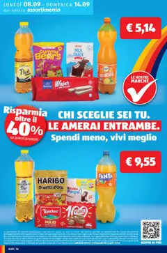 Volantino Aldi del 08.09.2025 | Pagina: 16 | Prodotti: Limone, The, Fanta, Cacao