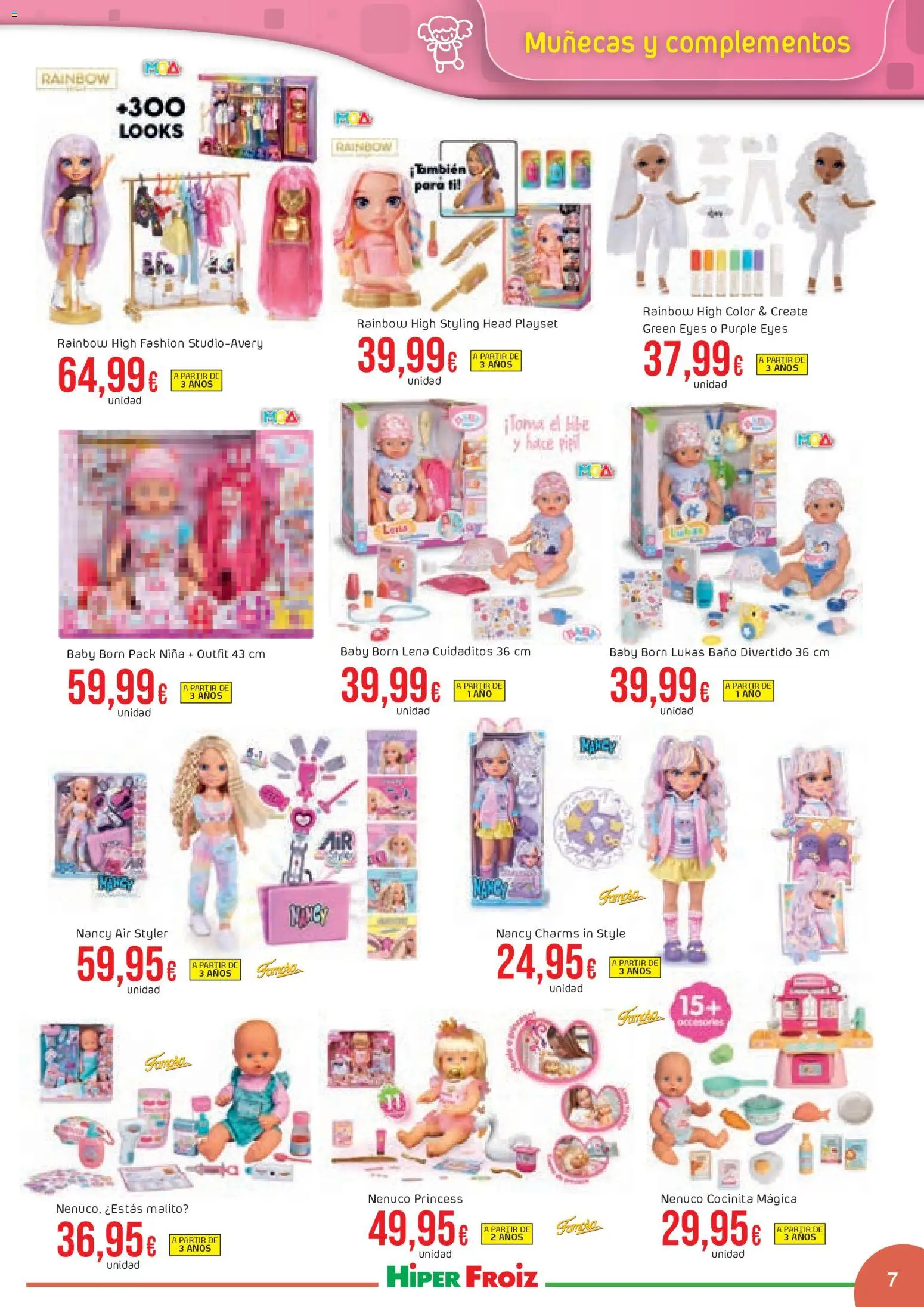 Froiz - Catálogo Juguetes │ válido desde el 21.11.2025 | Página: 7 | Productos: Baño