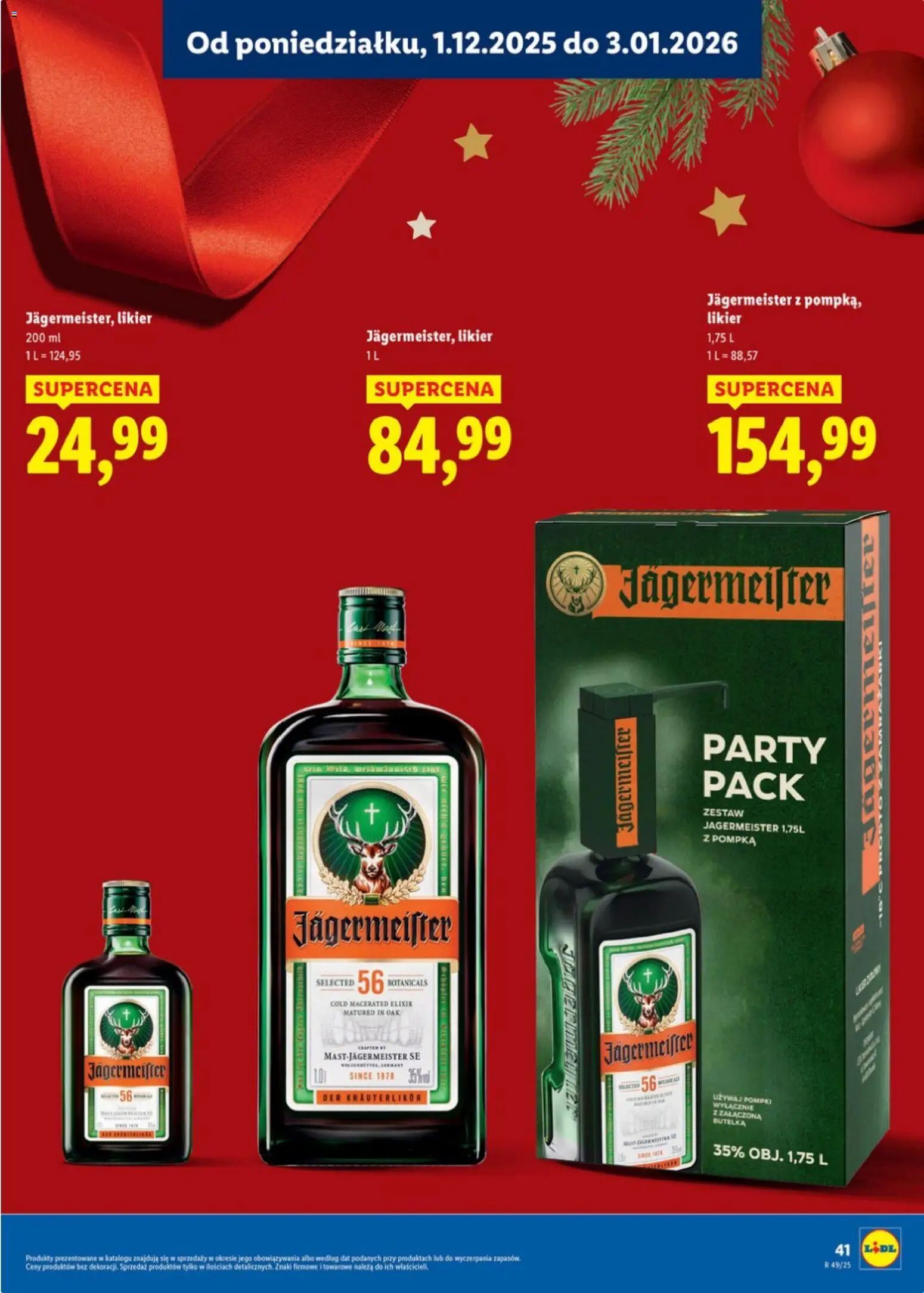 Lidl Katalog alkoholi mocnych i win od 01.12.2025 | Strona: 41