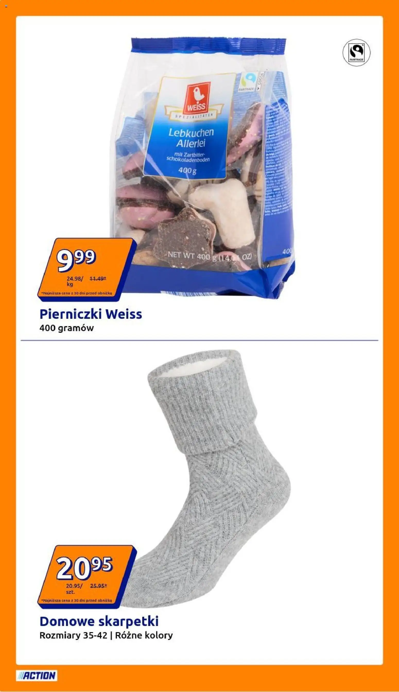 Action Gazetka od 19.11.2025 | Strona: 18 | Produkty: Skarpetki