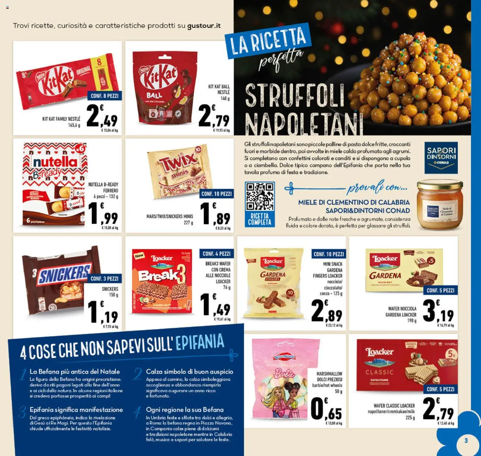 Volantino Conad del 27.12.2025 | Pagina: 3 | Prodotti: Crema, Pasta, Cocco, Profumo
