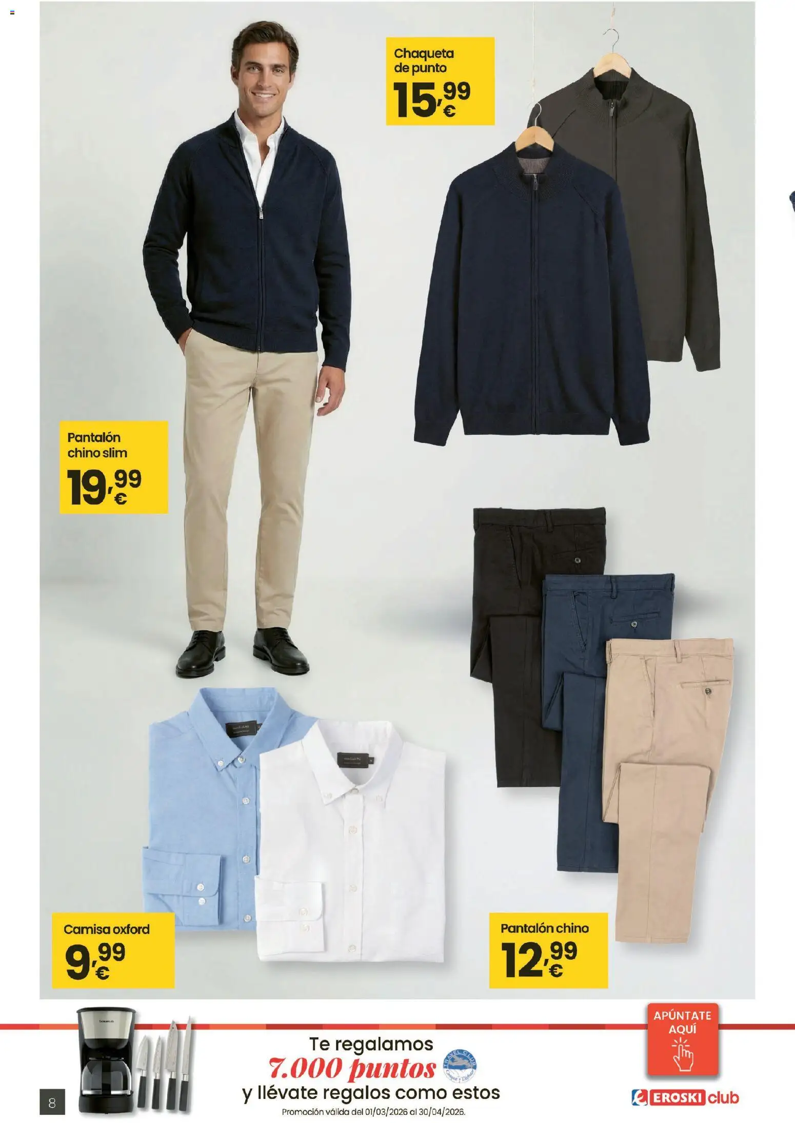 Eroski - Qué planazo │ válido desde el 26.03.2026 | Página: 8 | Productos: Camisa, Chaqueta, Té