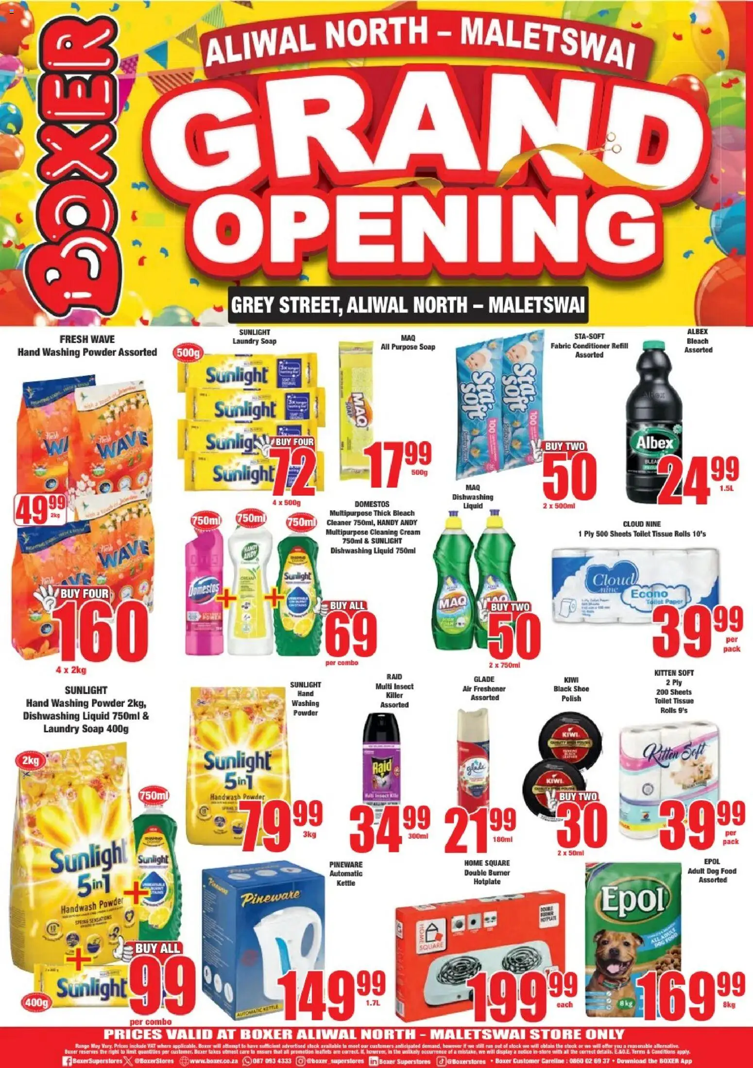 New Boxer catalogue – valid from 25.02.2026 | Page: 12 | Products: Powder, Conditioner, Kiwi, Paper