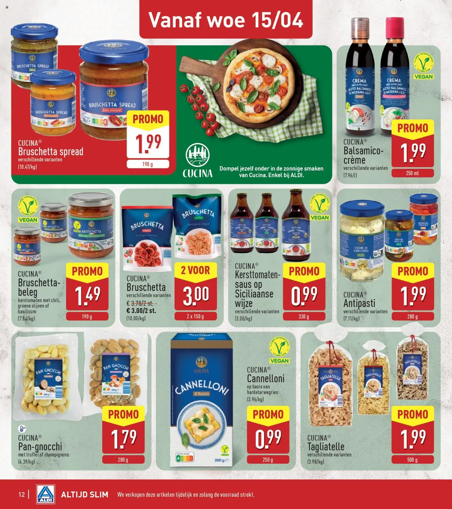 {H1} | Pagina: 12 | Producten: Saus, Olijven, Crème, Pan