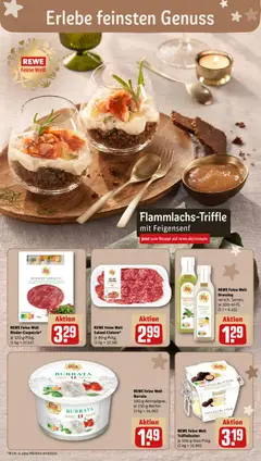 REWE Feine Welt Salami Ciatore*, je 80-g-Pckg. ab 15.12.2025 gültig | Seite: 18 | Produkte: Butter, Dressing, Burrata, Salami