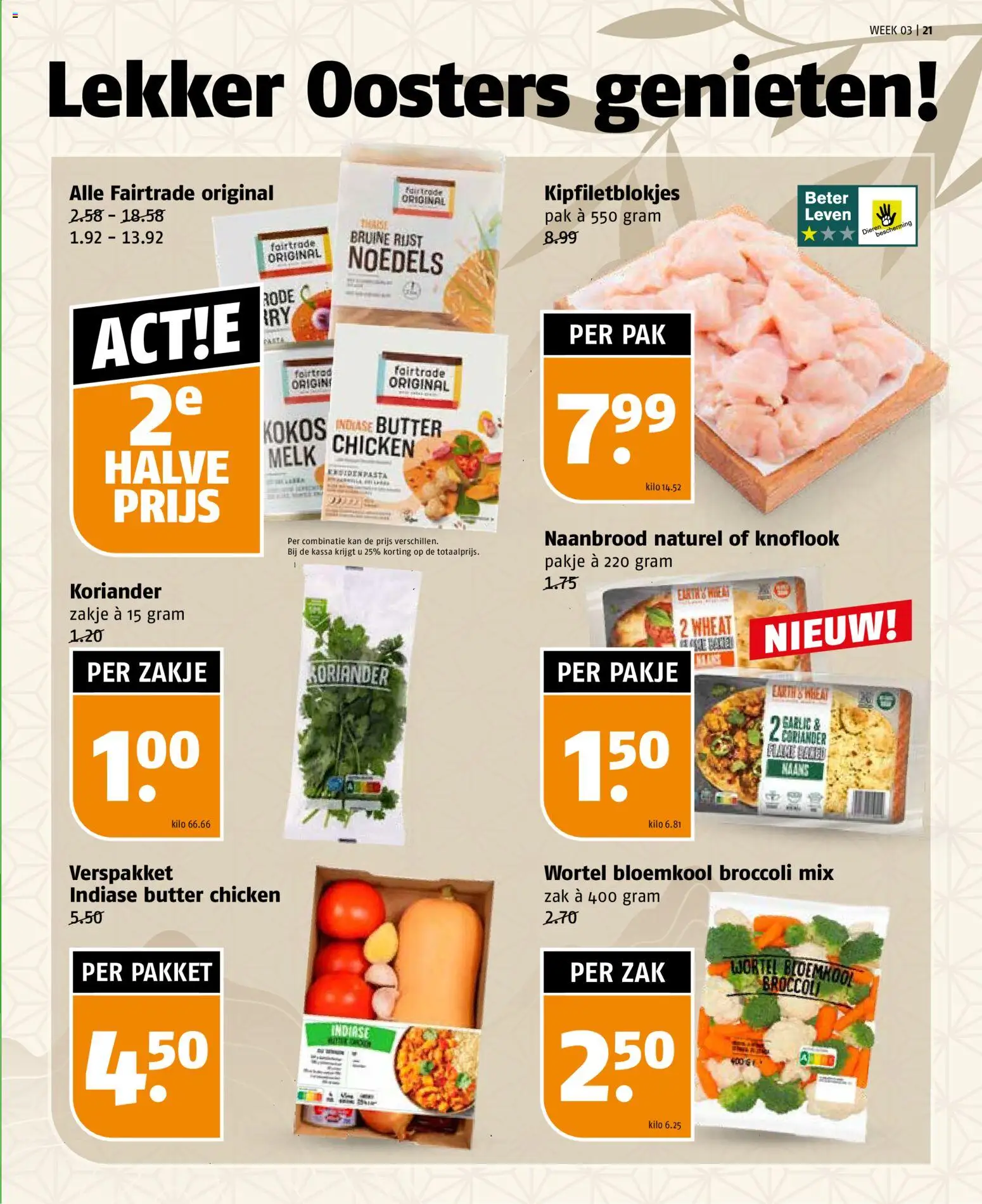 {H1} | Pagina: 21 | Producten: Broccoli, Noedels, Zak, Koriander