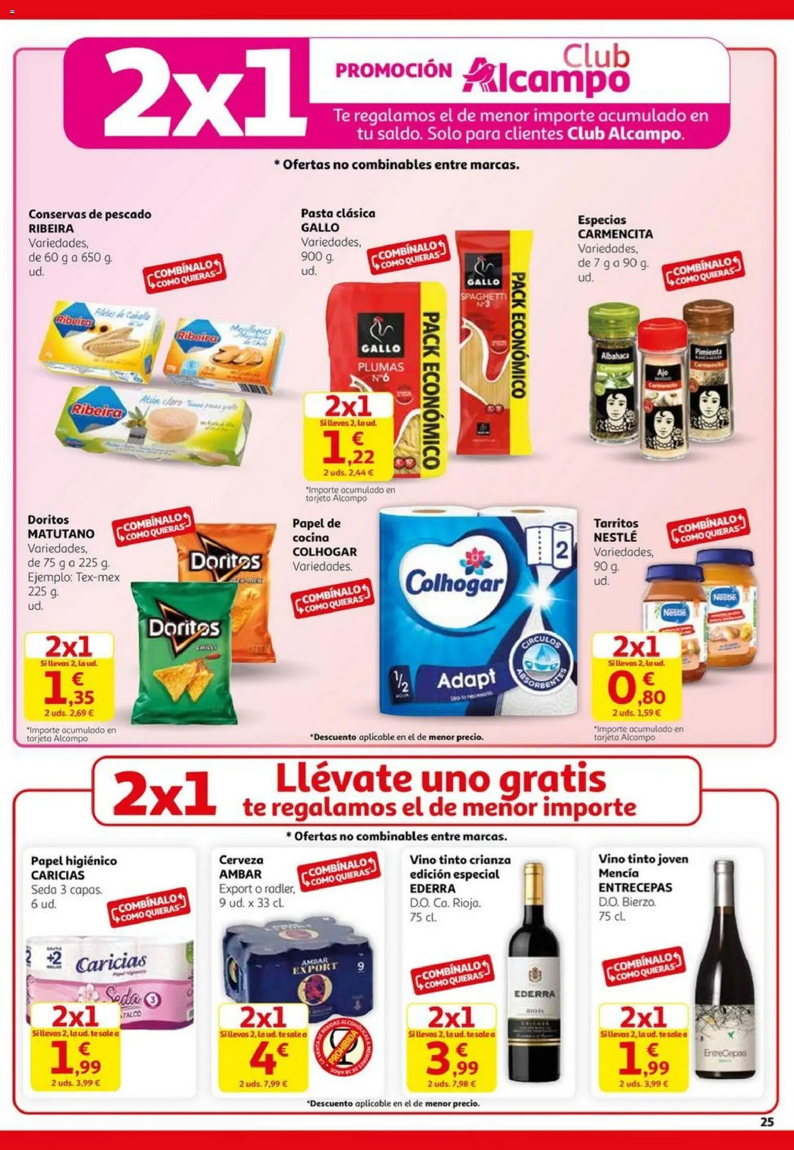 Alcampo - Black Friday │ válido desde el 06.11.2025 | Página: 25 | Productos: Vino, Cerveza, Pescado, Té