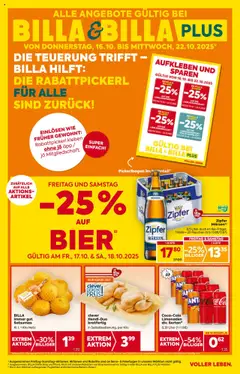 Billa Flugblatt - Tirol ab 16.10.2025 gültig
