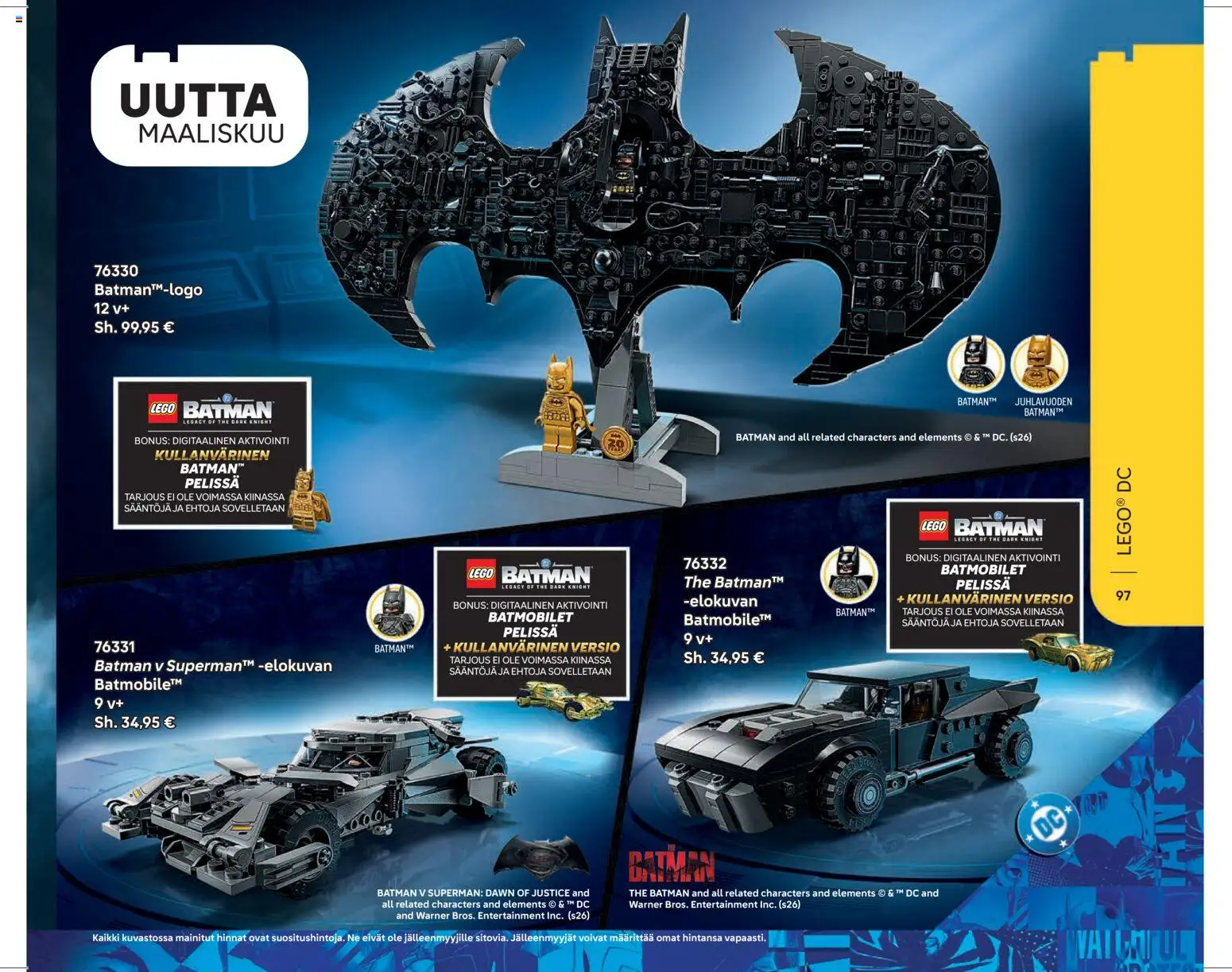 LEGO tarjoukset – voimassa 01.01.2026 alkaen | Sivu: 97