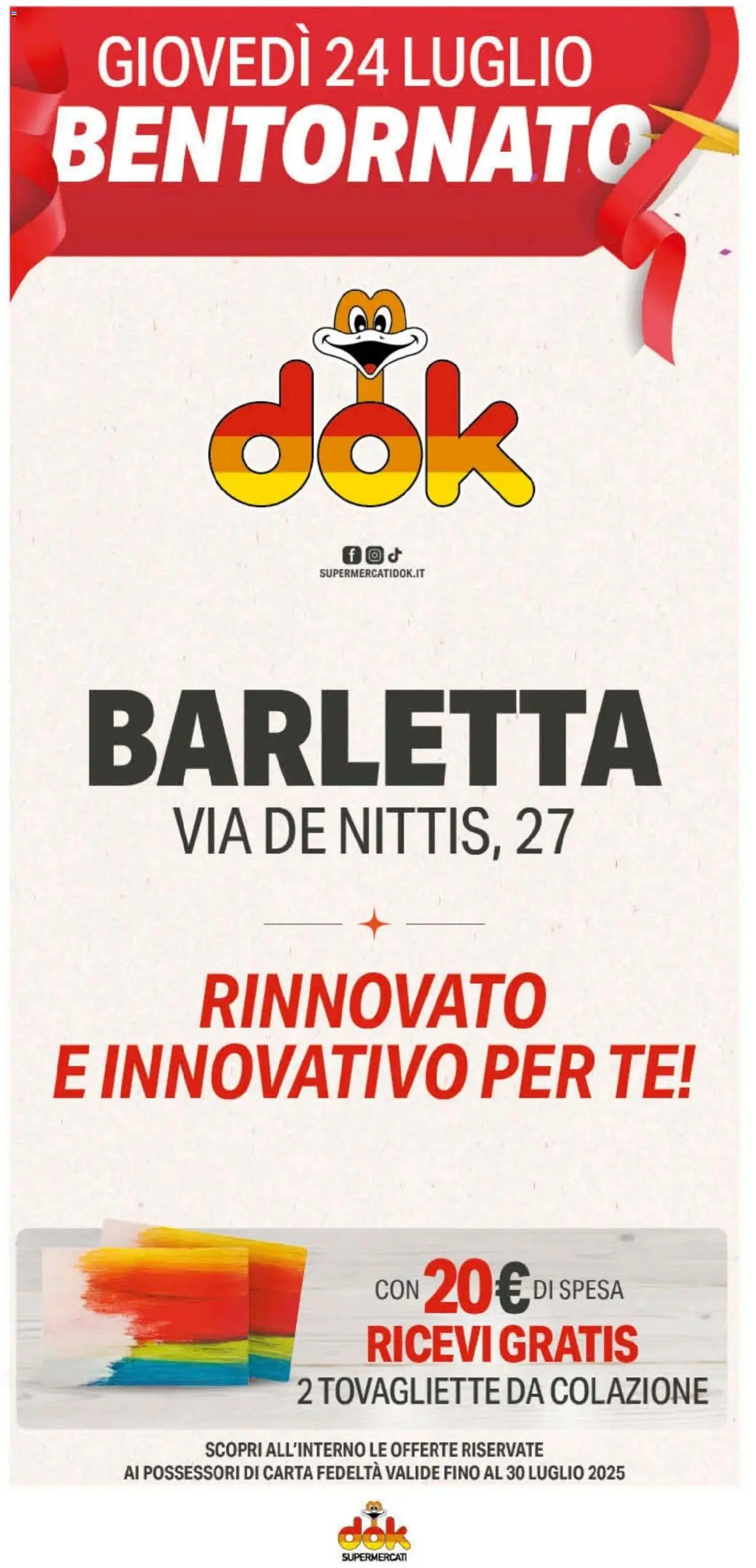 Volantino DOK del 24.07.2025 | Pagina: 1 | Prodotti: Tè, Tovagliette