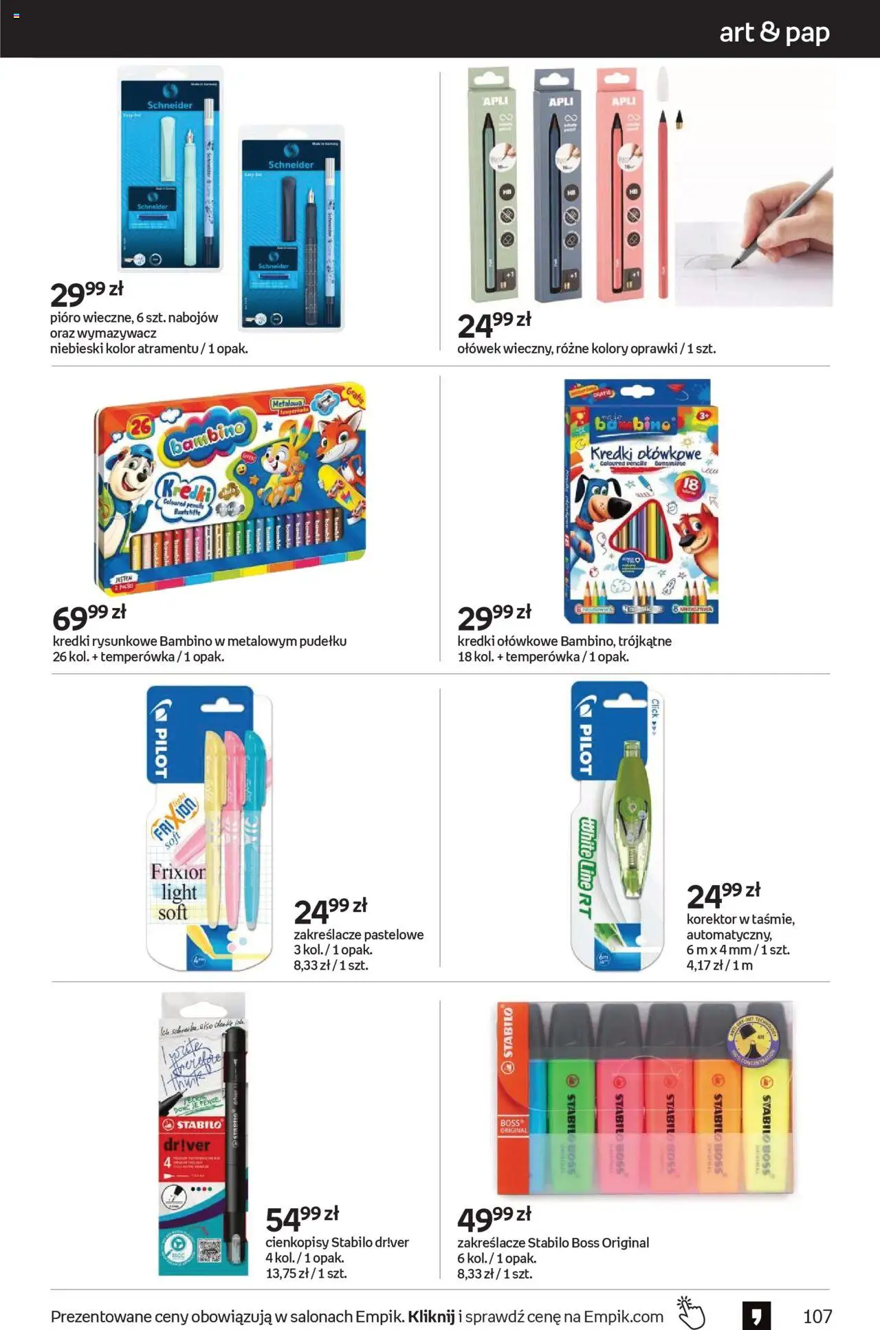 Empik promocje od 15.10.2025 | Strona: 107 | Produkty: Temperówka, Korektor
