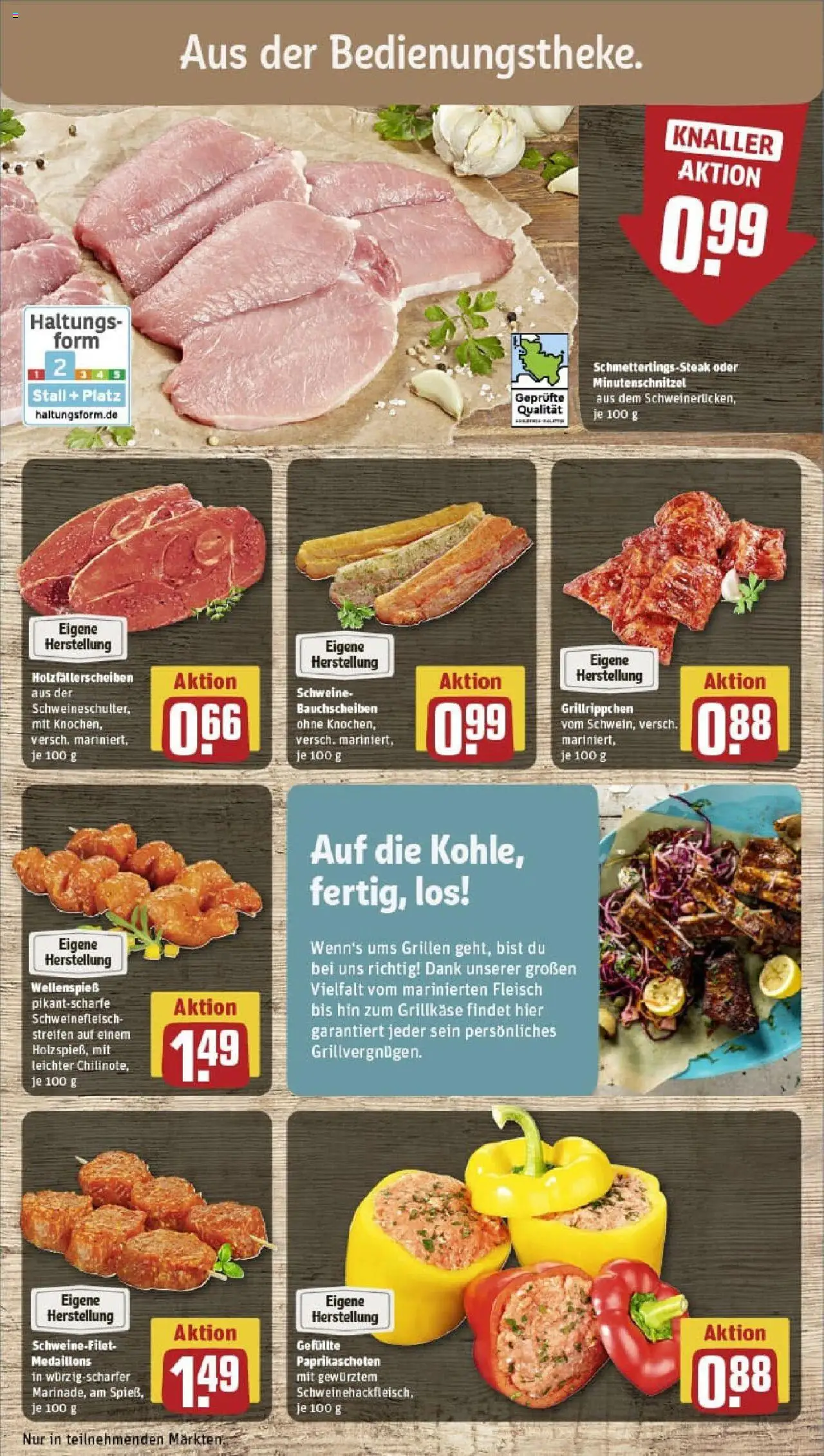 Rewe prospekt Bad Oldesloe	 - gültig ab dem 11.08.2025 | Seite: 10 | Produkte: Schweinefilet, Schweinefleisch, Fleisch